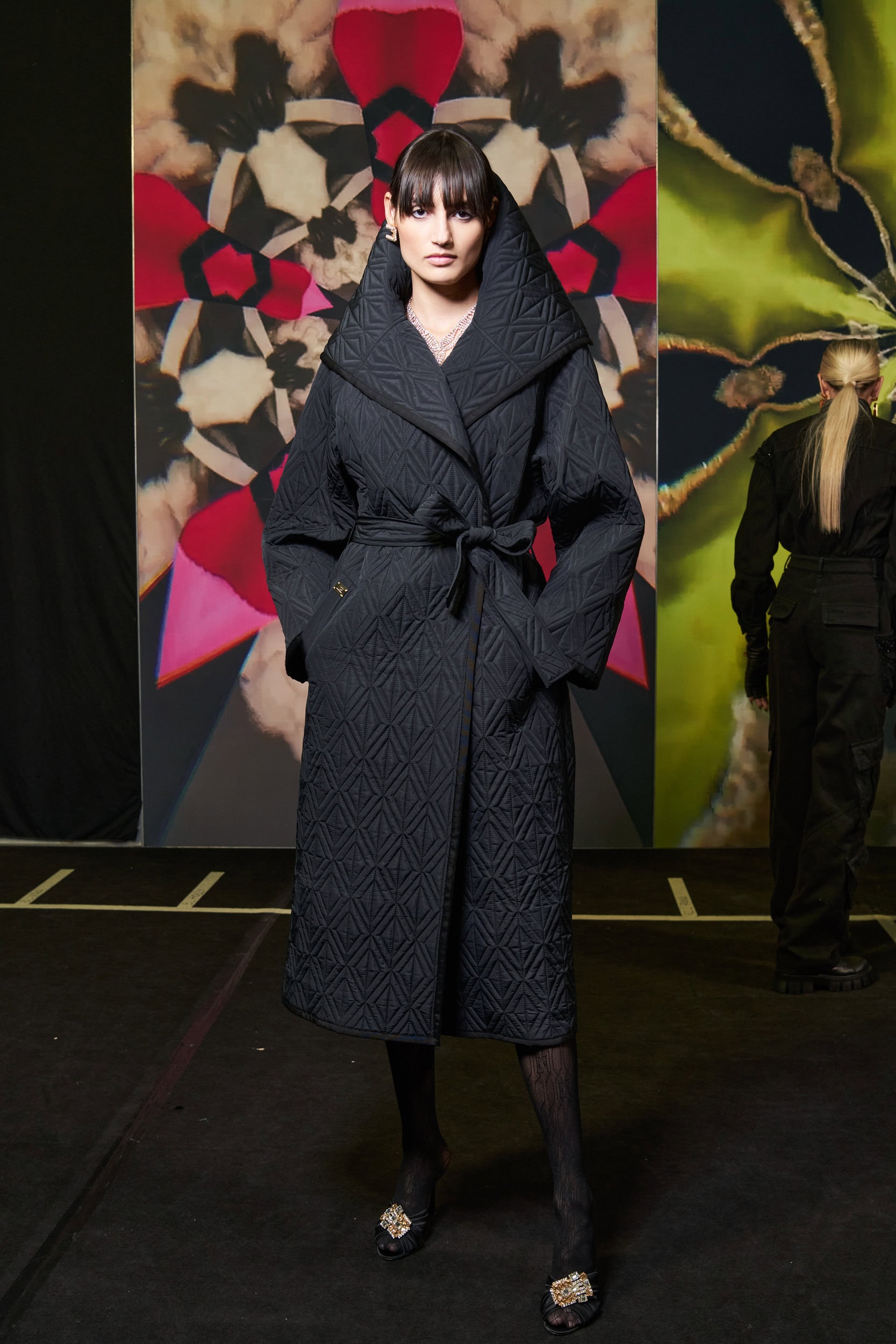 Elisabetta Franchi Fall 2023 Fashion Show Backstage