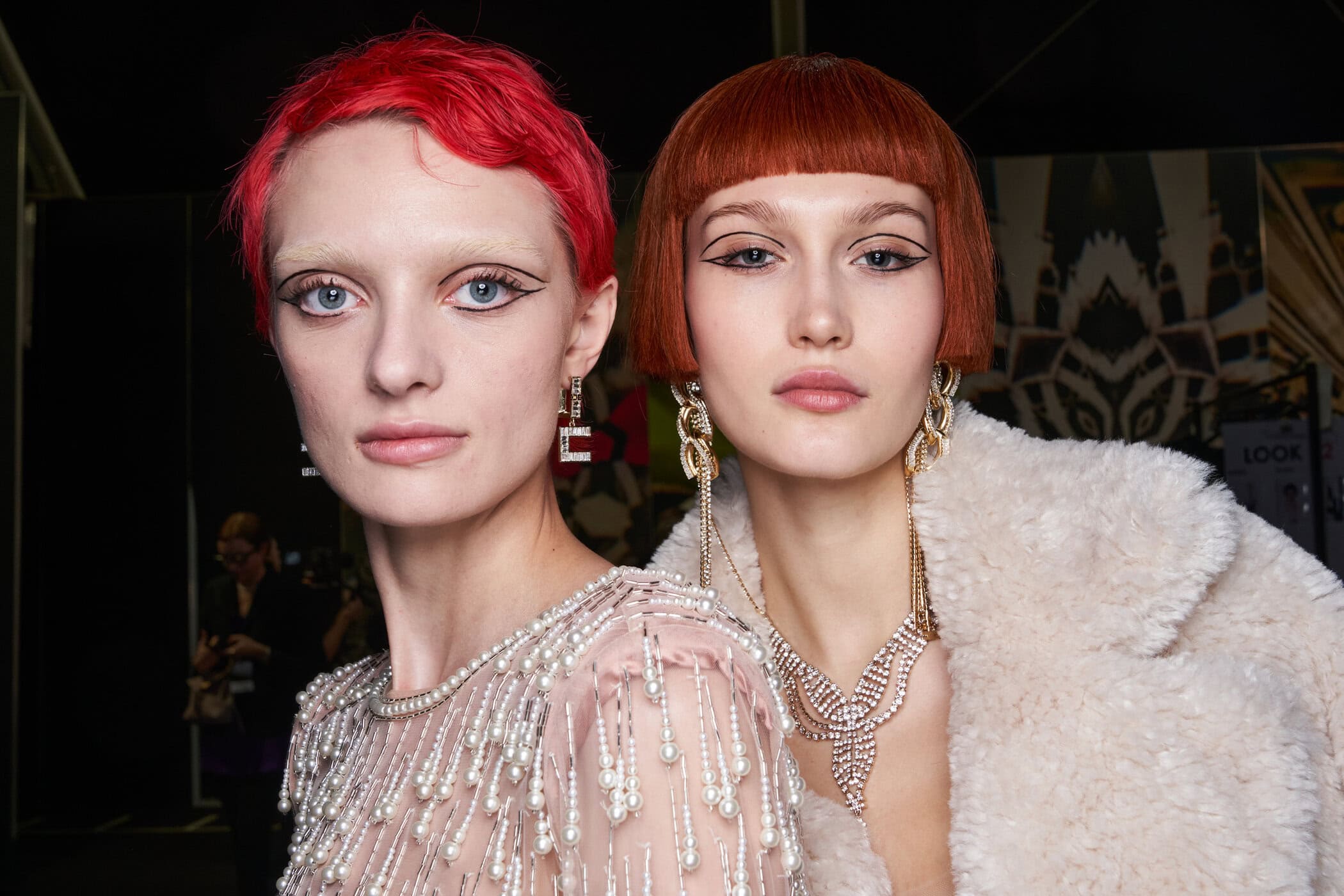 Elisabetta Franchi Fall 2023 Fashion Show Backstage