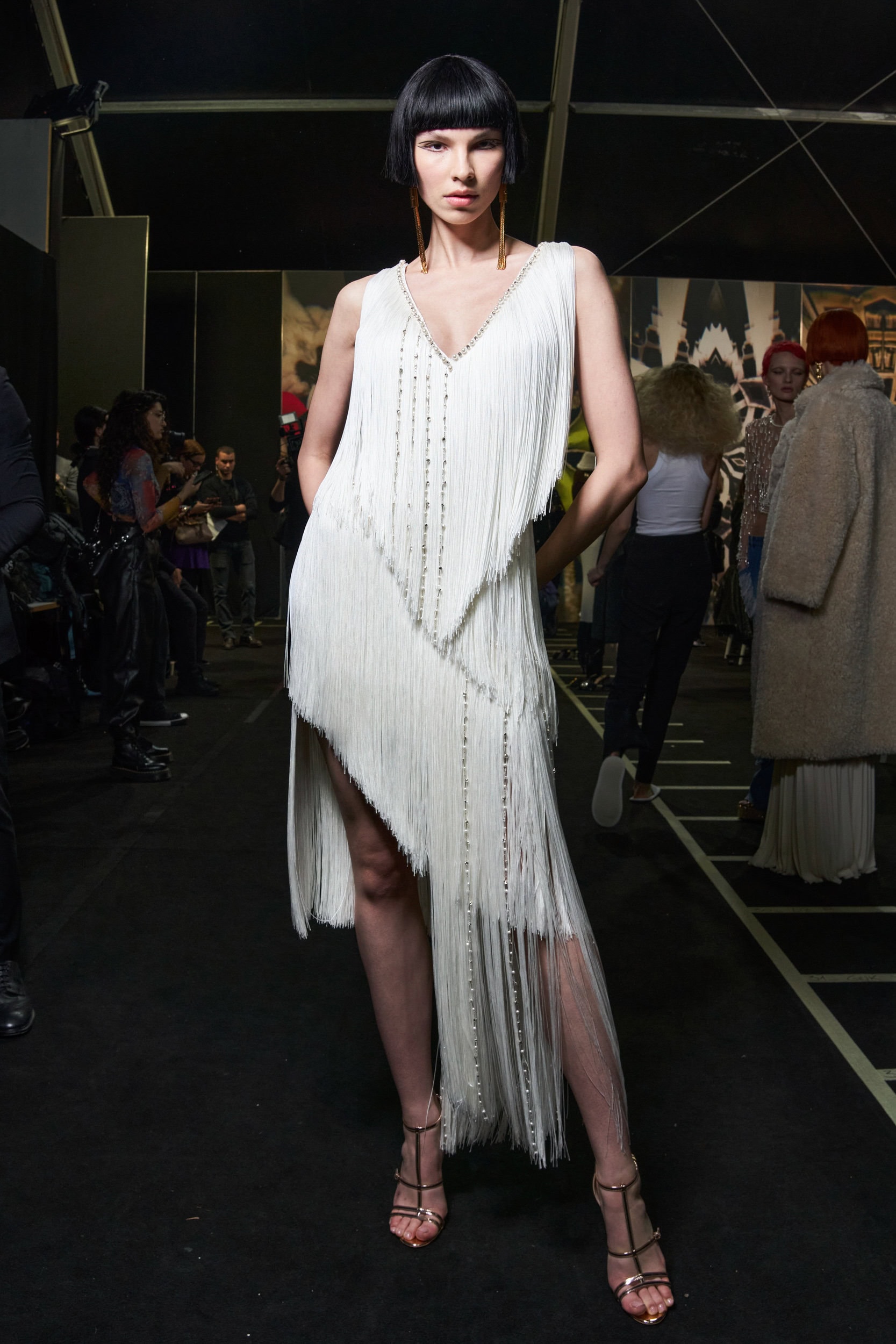 Elisabetta Franchi Fall 2023 Fashion Show Backstage