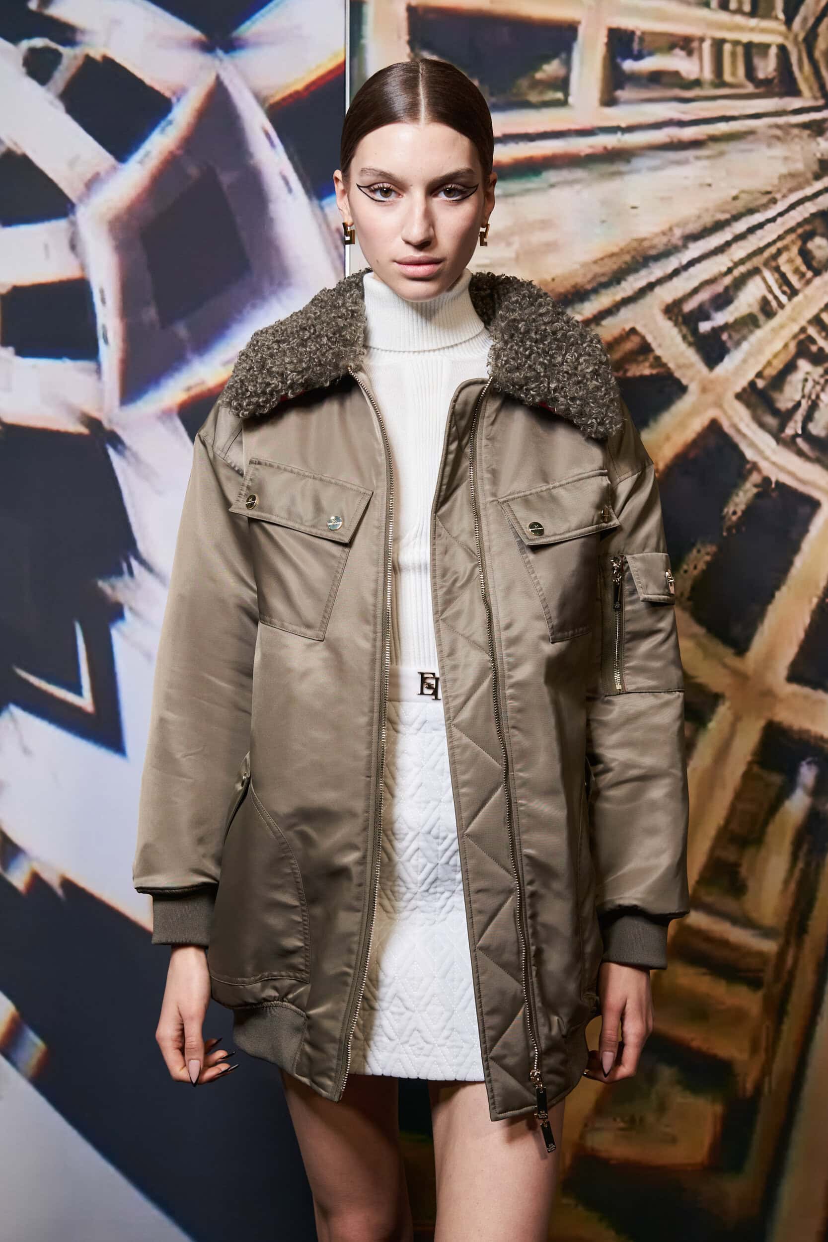 Elisabetta Franchi Fall 2023 Fashion Show Backstage
