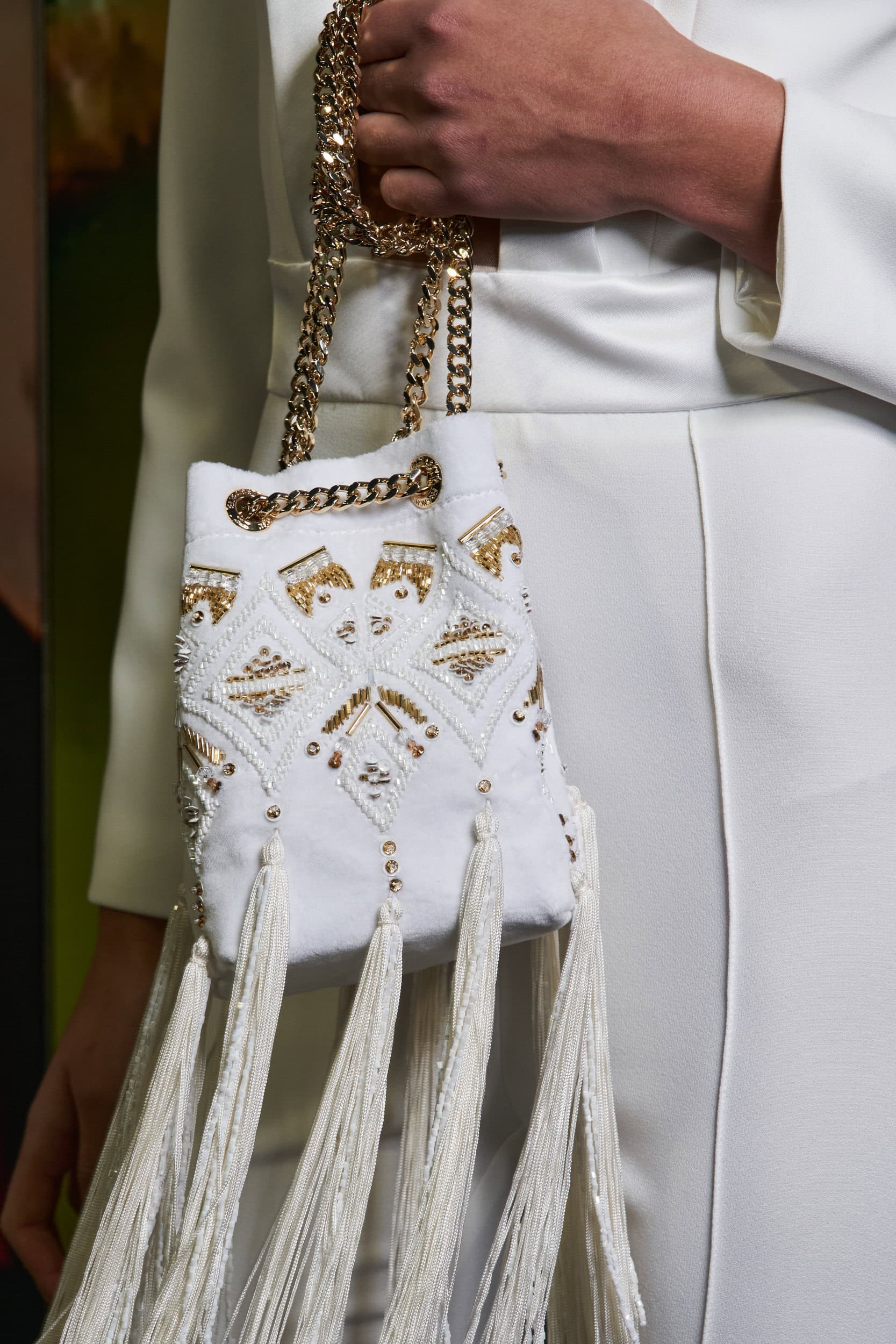 Elisabetta Franchi Fall 2023 Fashion Show Backstage