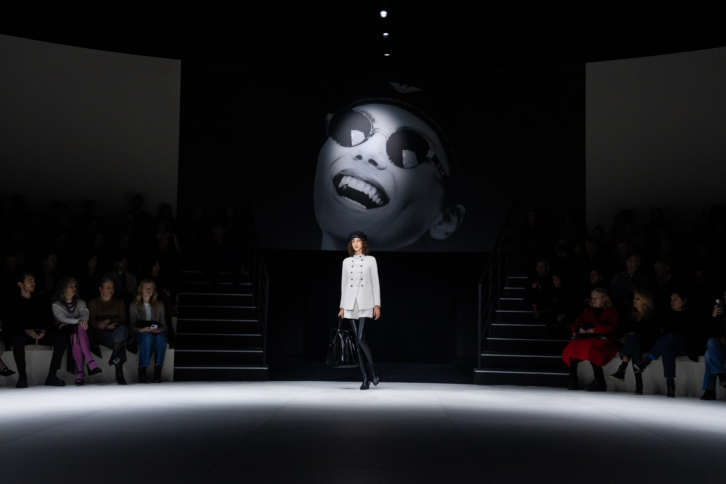 Emporio Armani Fall 2023 Fashion Show Atmosphere