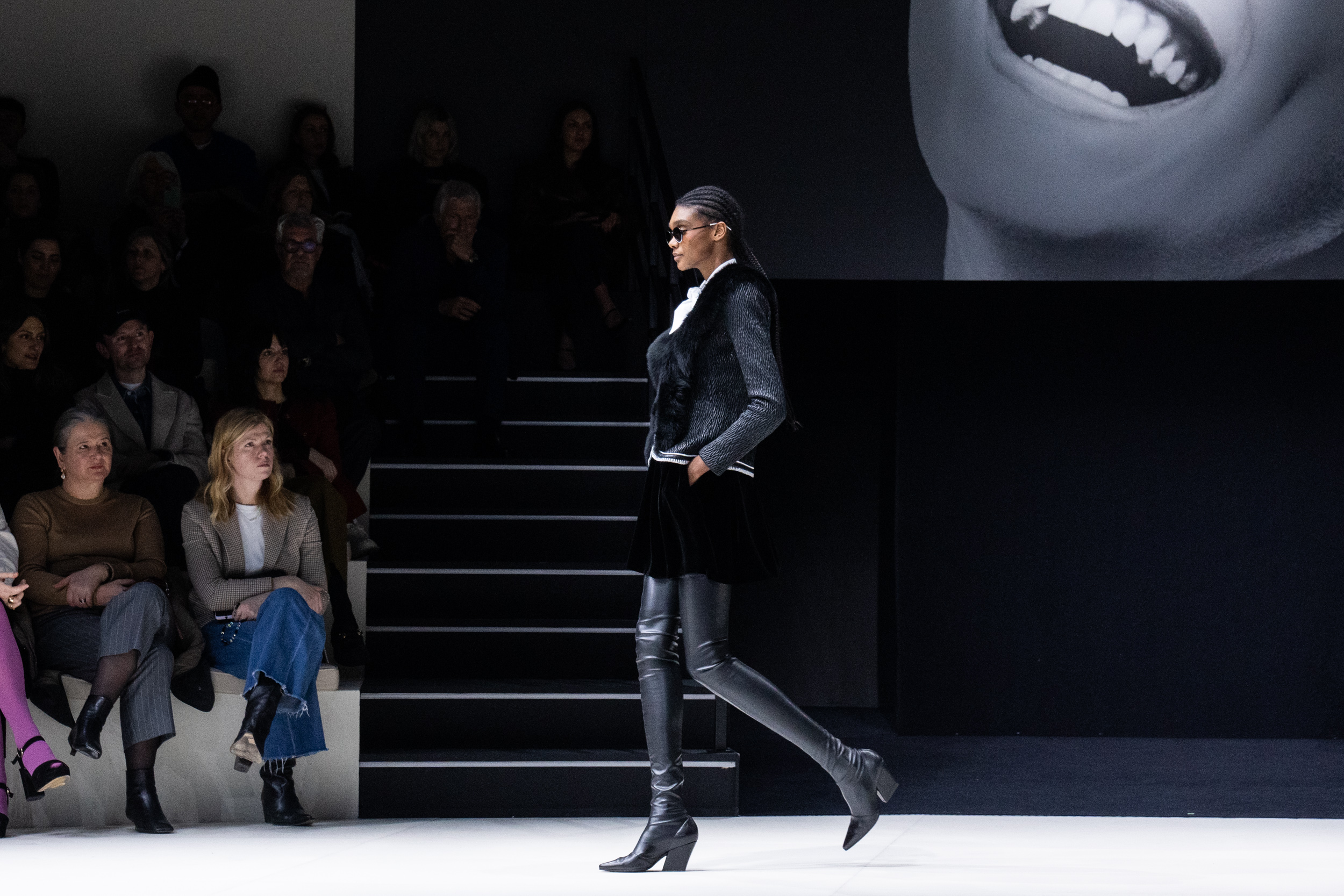 Emporio Armani Fall 2023 Fashion Show Atmosphere