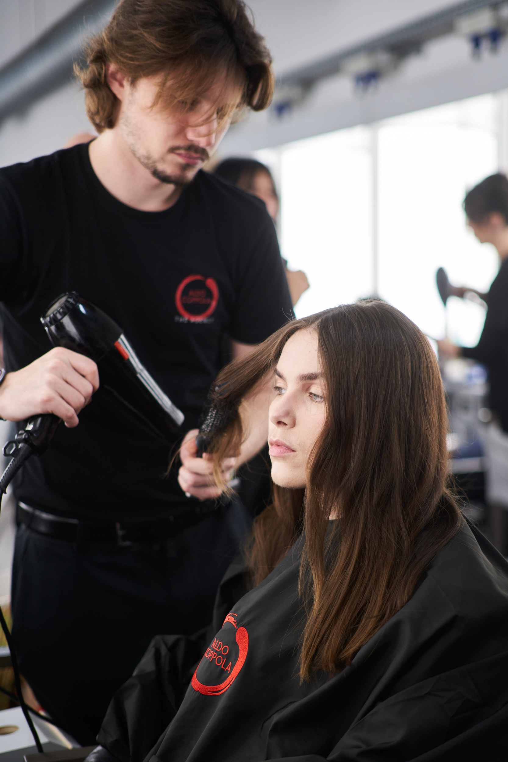 Emporio Armani Fall 2023 Fashion Show Backstage