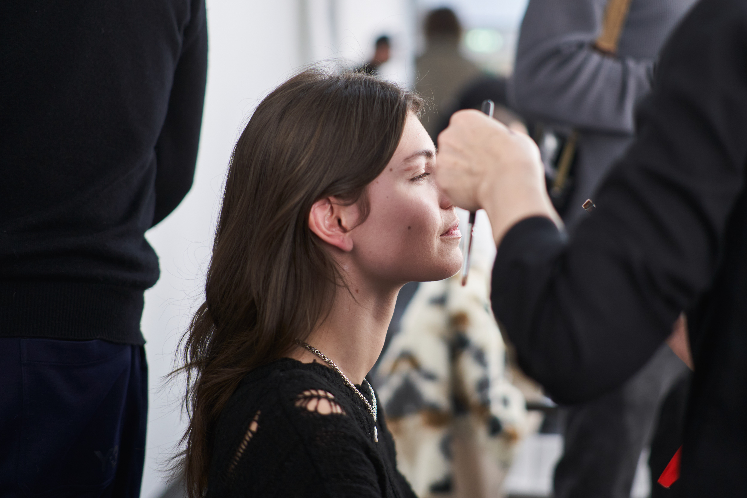 Emporio Armani Fall 2023 Fashion Show Backstage