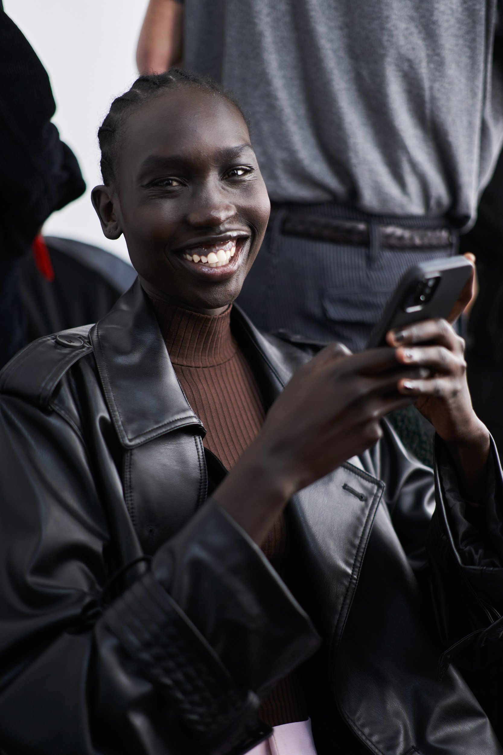 Emporio Armani Fall 2023 Fashion Show Backstage