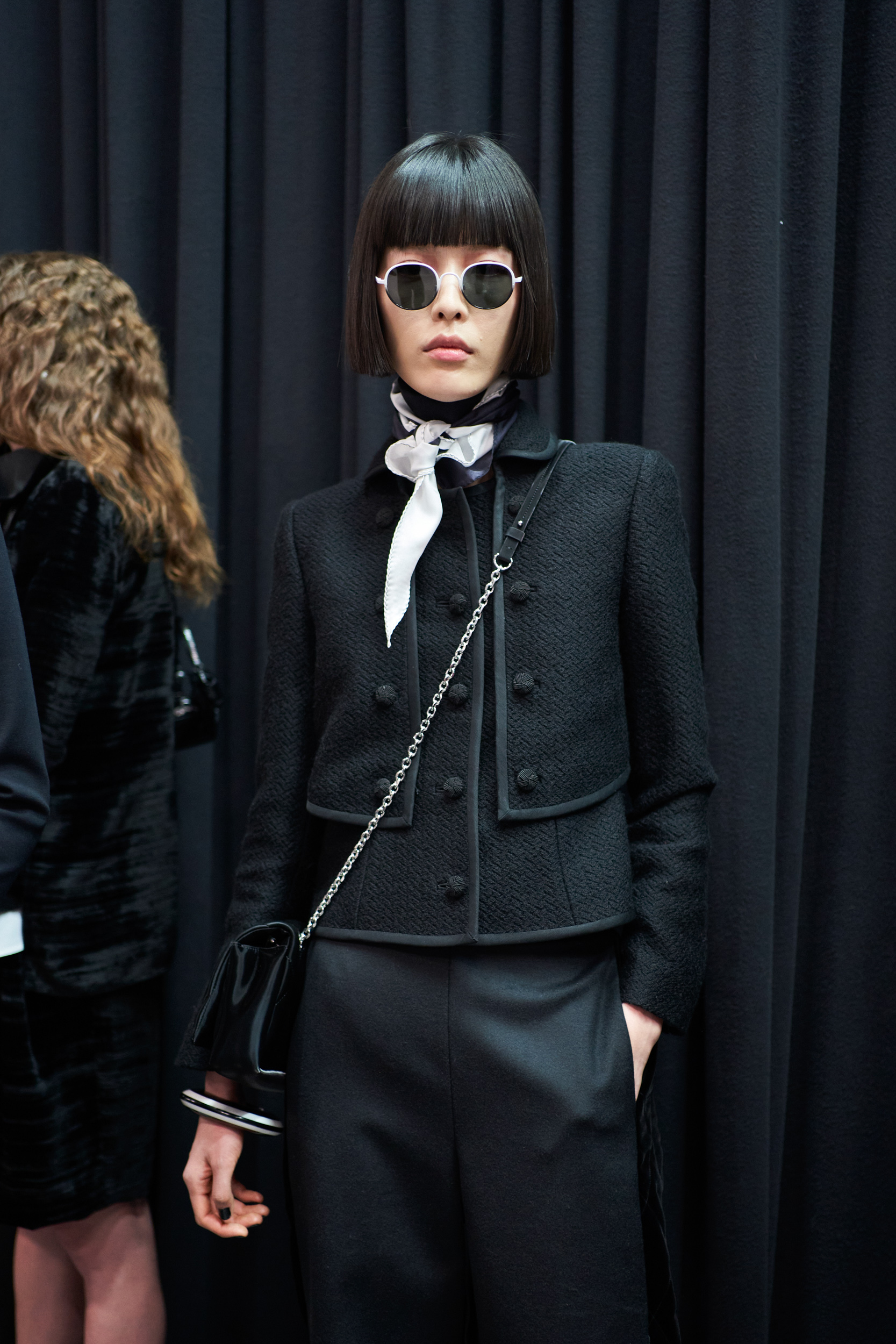 Emporio Armani Fall 2023 Fashion Show Backstage