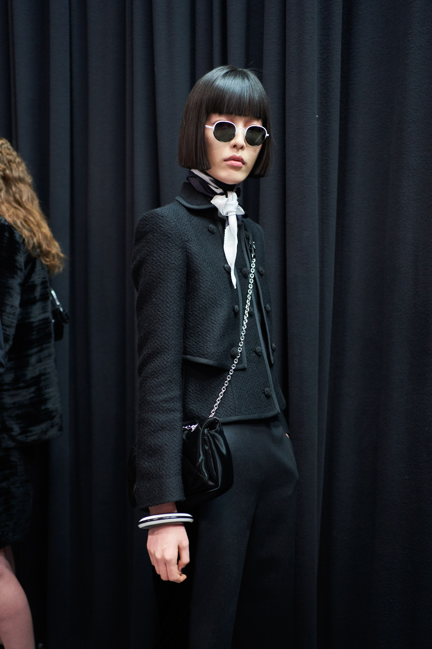 Emporio Armani Fall 2023 Fashion Show Backstage