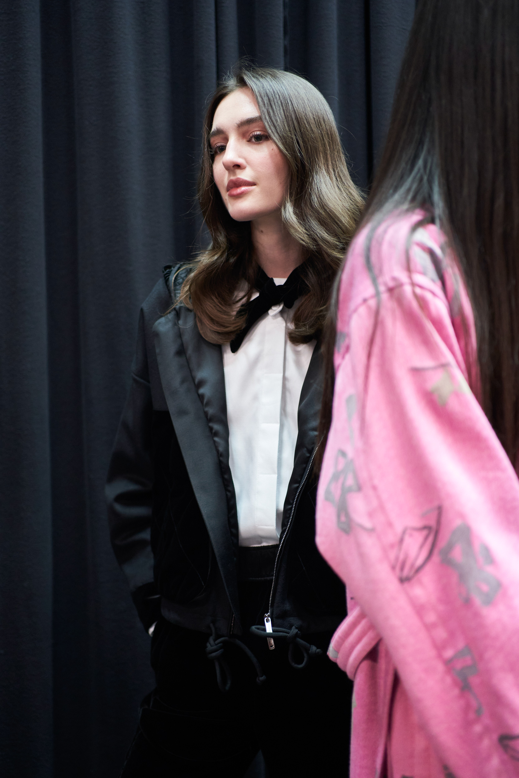 Emporio Armani Fall 2023 Fashion Show Backstage