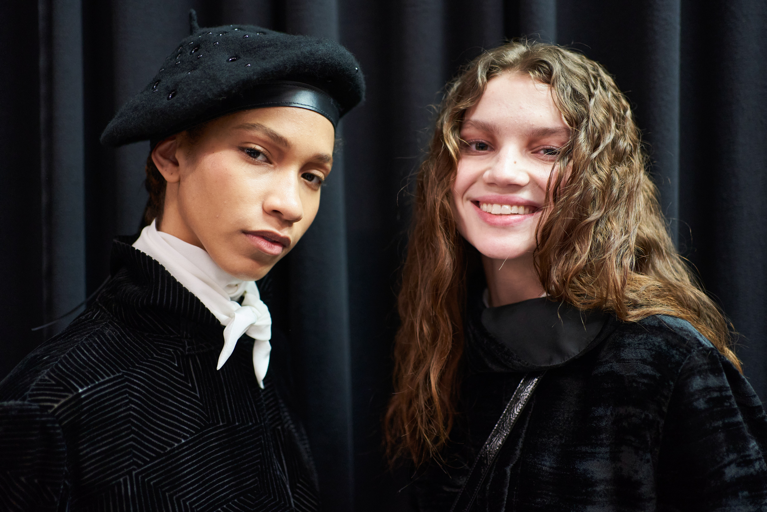 Emporio Armani Fall 2023 Fashion Show Backstage