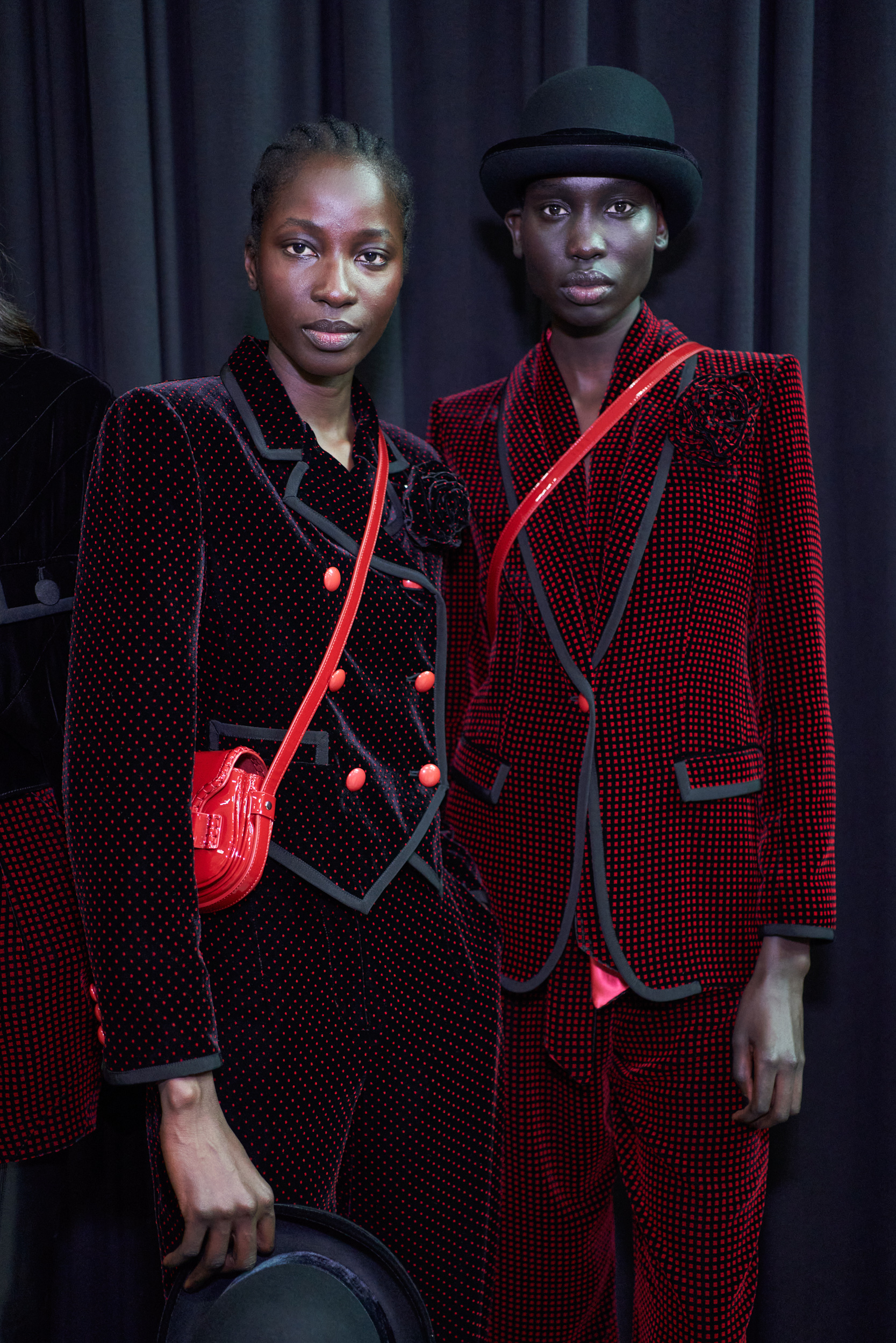 Emporio Armani Fall 2023 Fashion Show Backstage