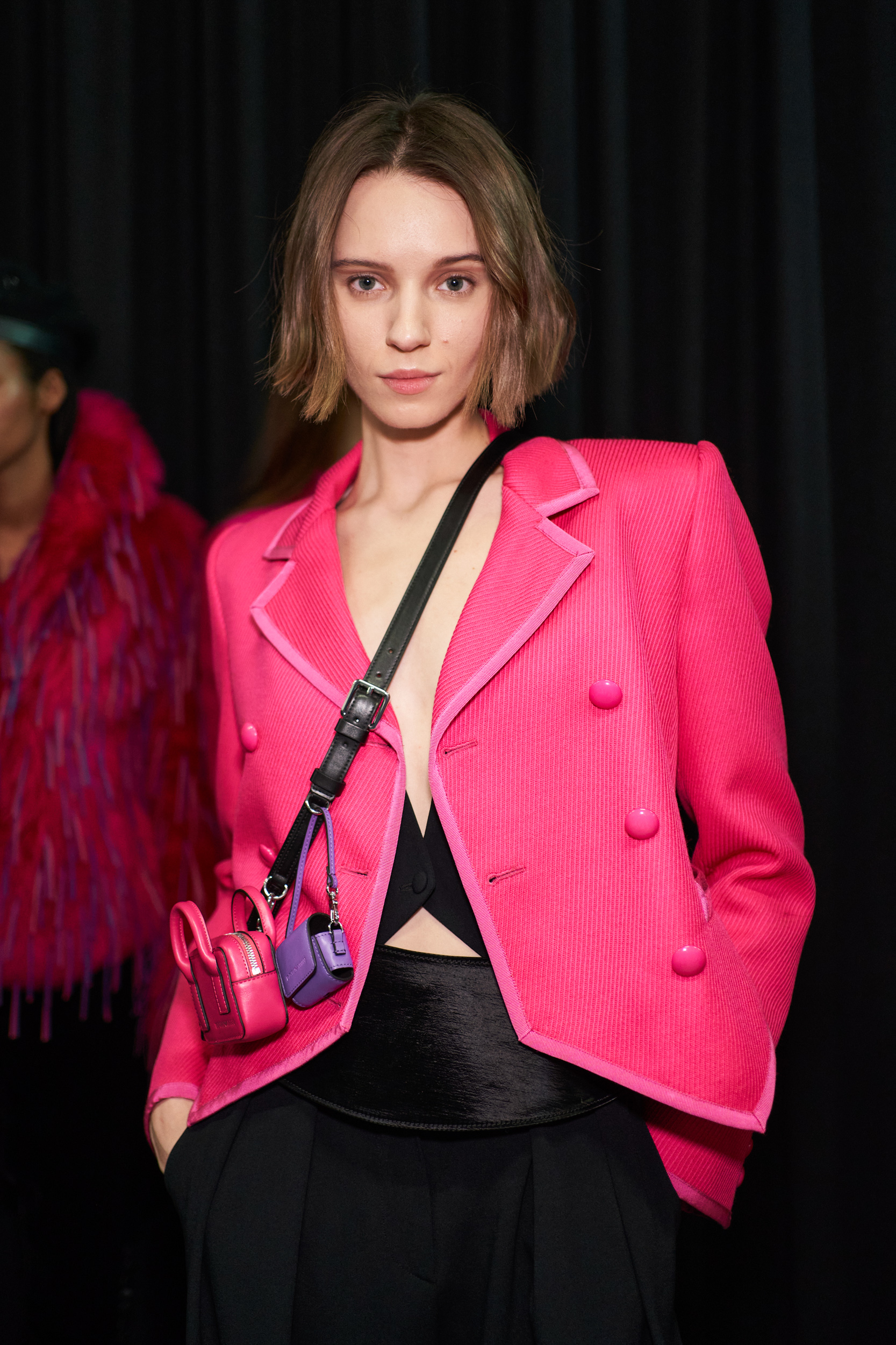 Emporio Armani Fall 2023 Fashion Show Backstage