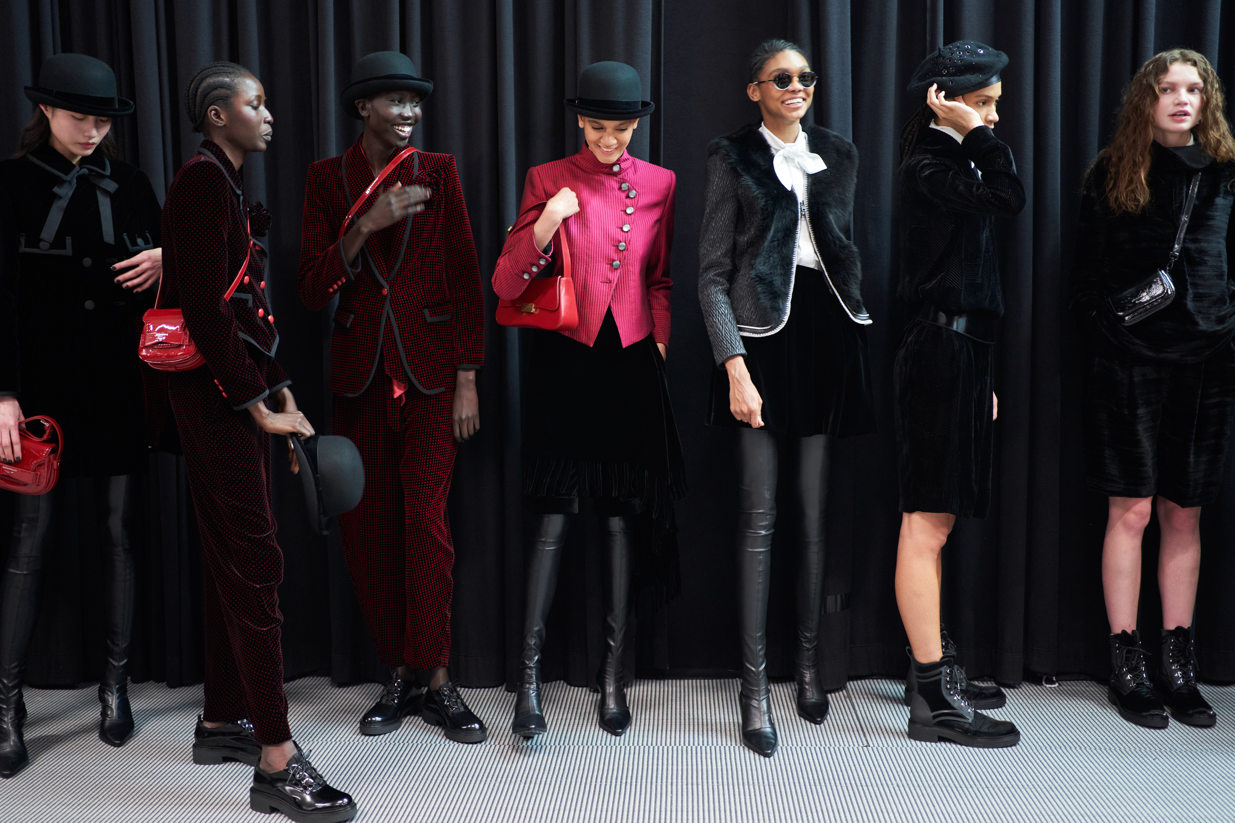 Emporio Armani Fall 2023 Fashion Show Backstage