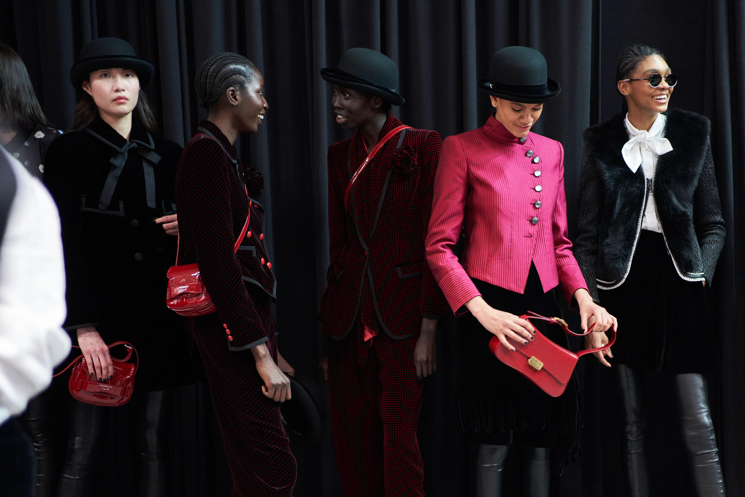 Emporio Armani Fall 2023 Fashion Show Backstage