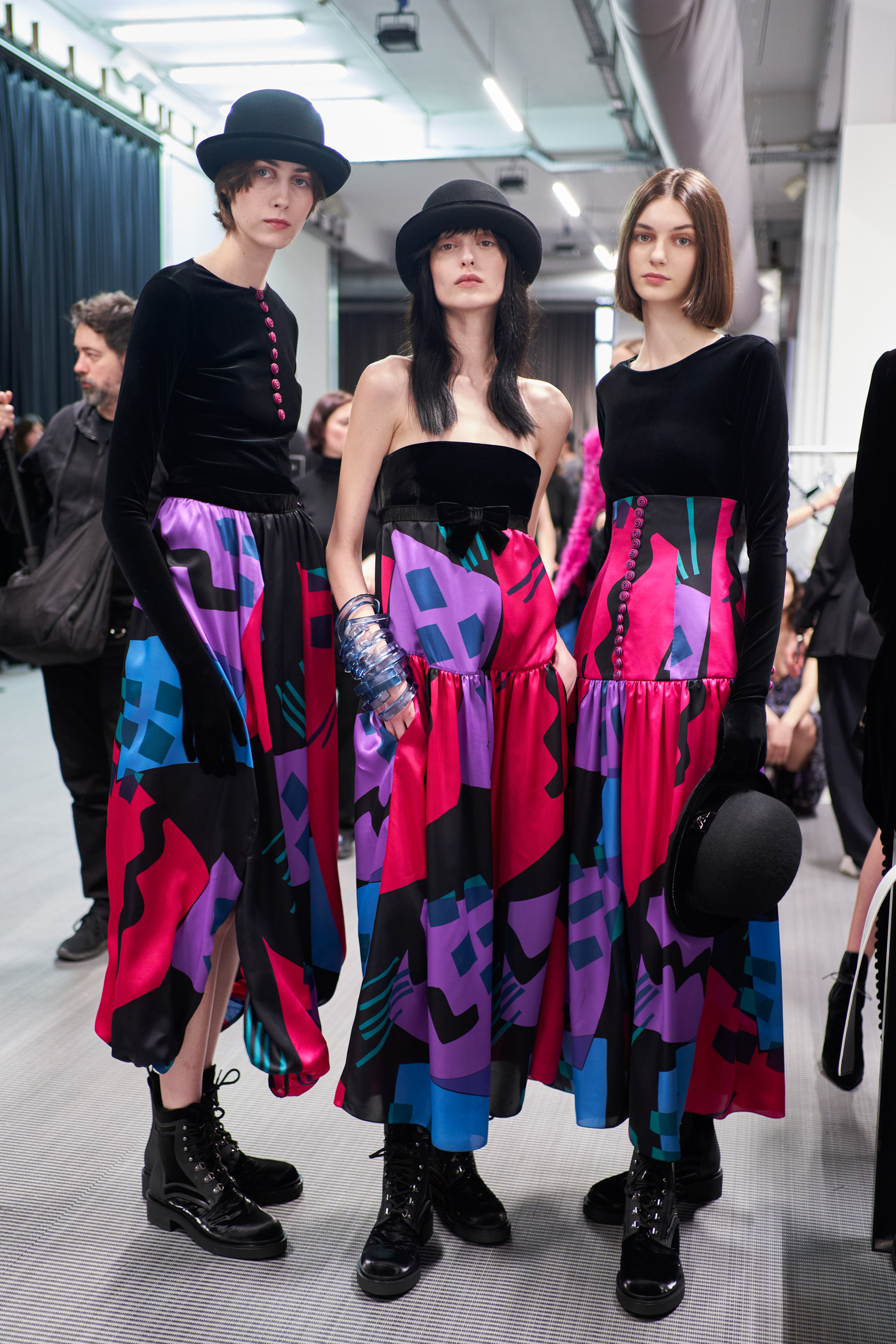 Emporio Armani Fall 2023 Fashion Show Backstage