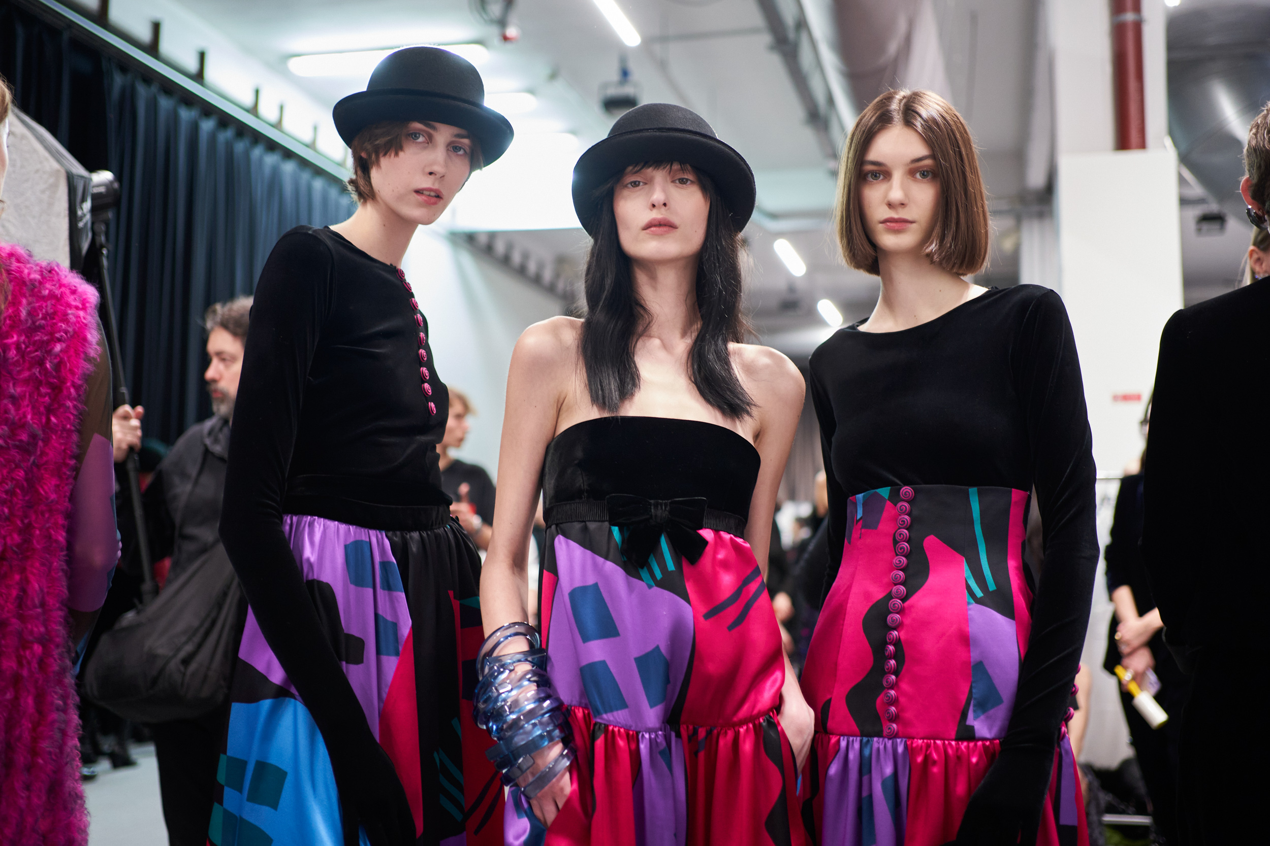 Emporio Armani Fall 2023 Fashion Show Backstage