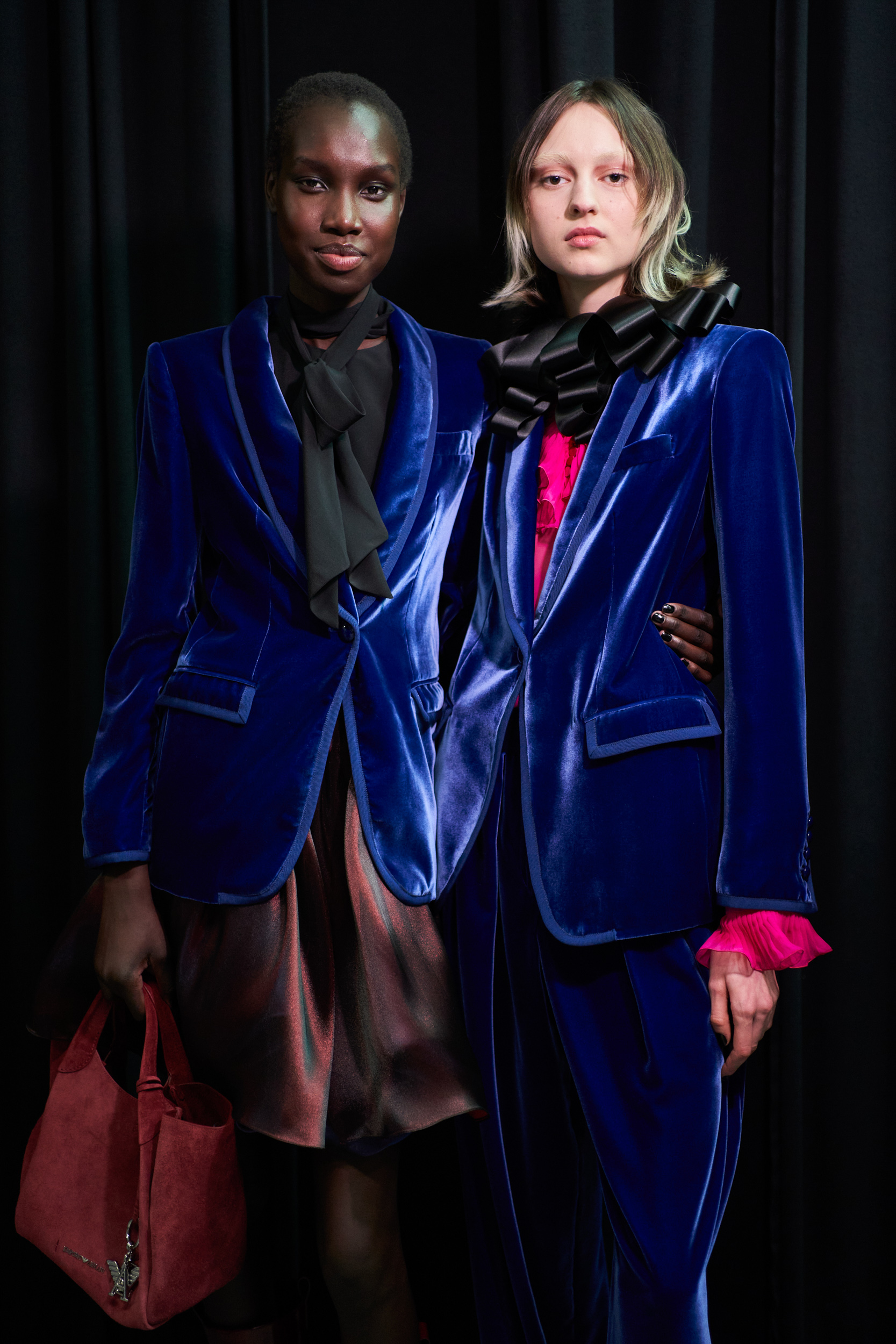 Emporio Armani Fall 2023 Fashion Show Backstage