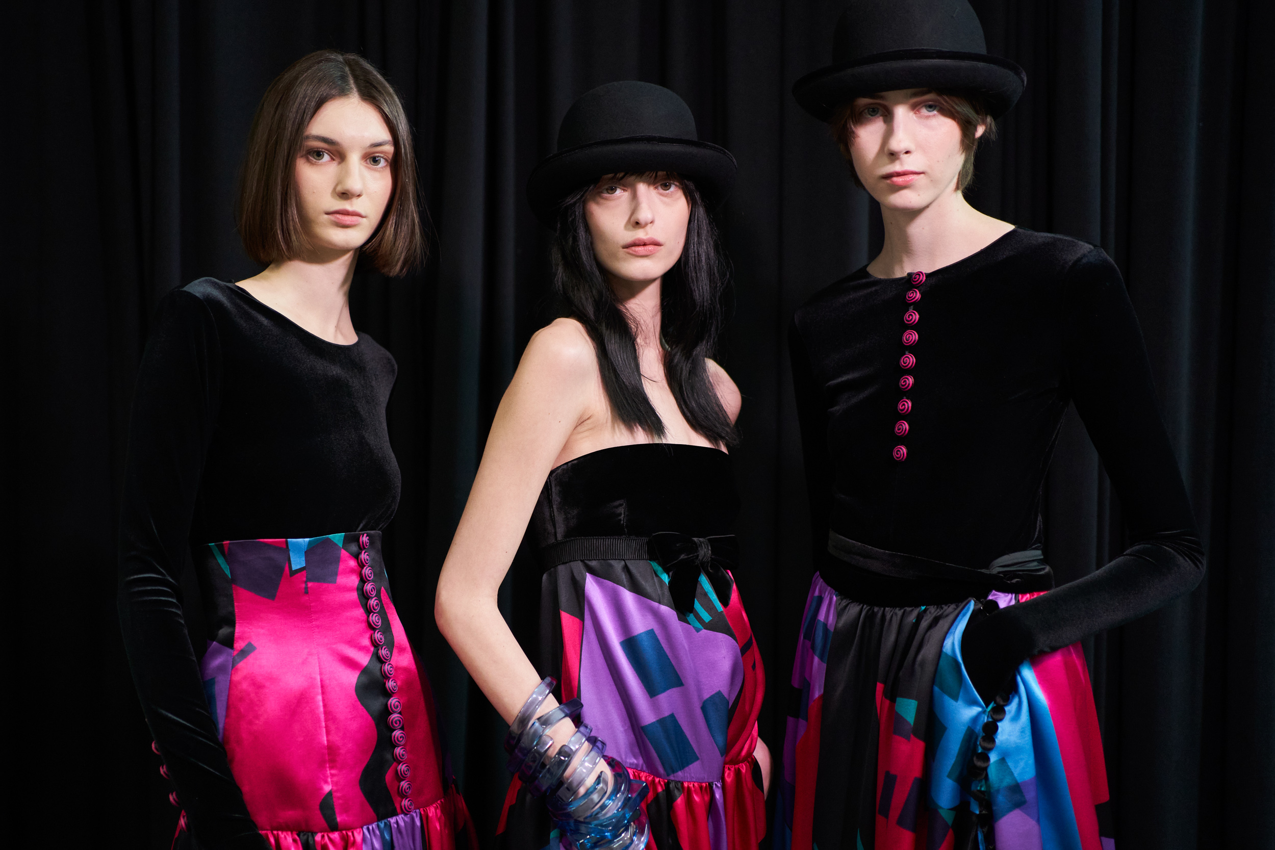 Emporio Armani Fall 2023 Fashion Show Backstage