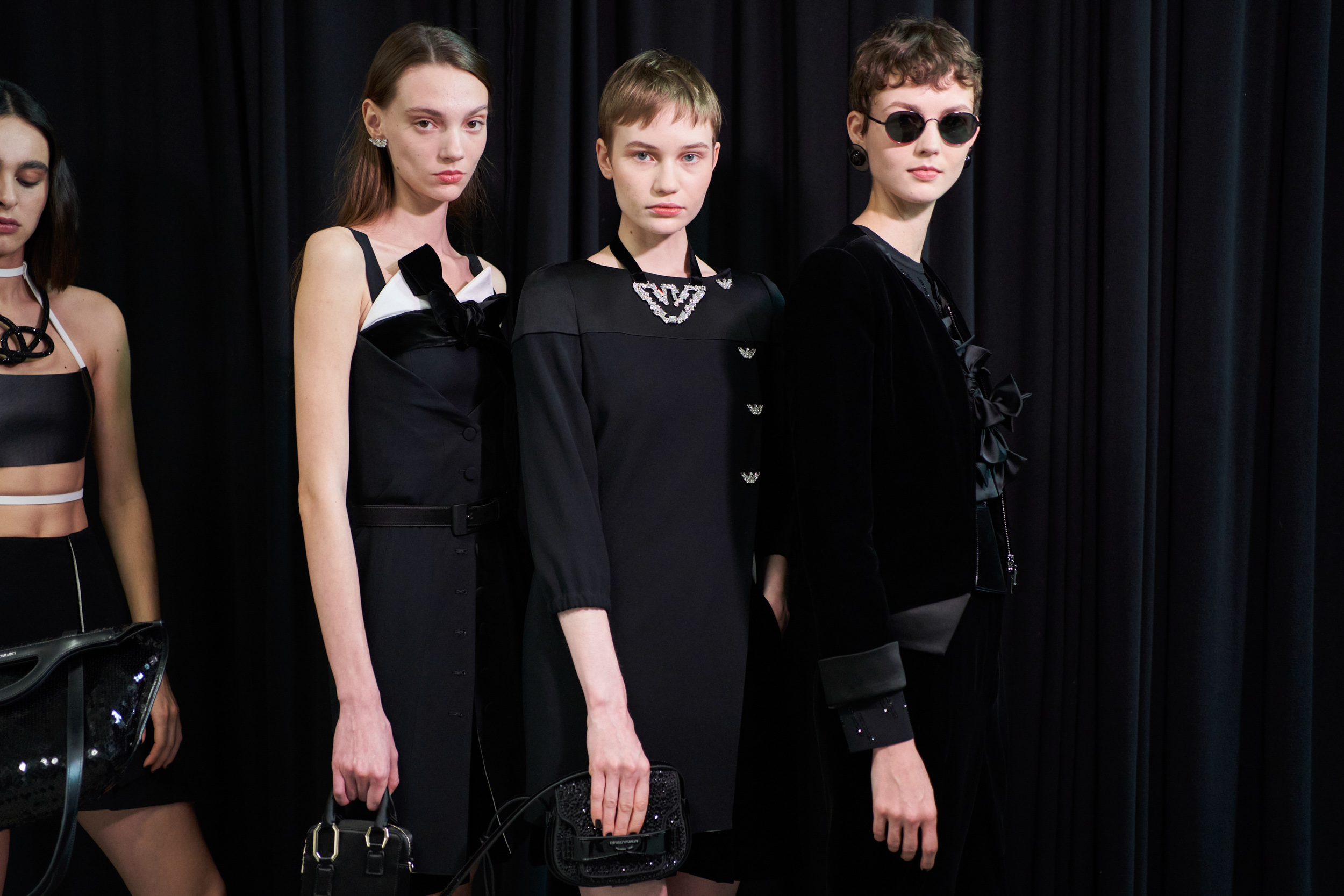 Emporio Armani Fall 2023 Fashion Show Backstage