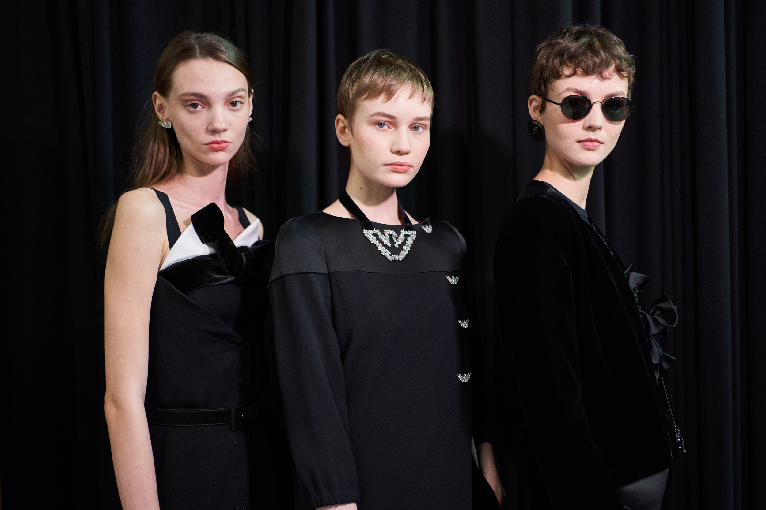 Emporio Armani Fall 2023 Fashion Show Backstage