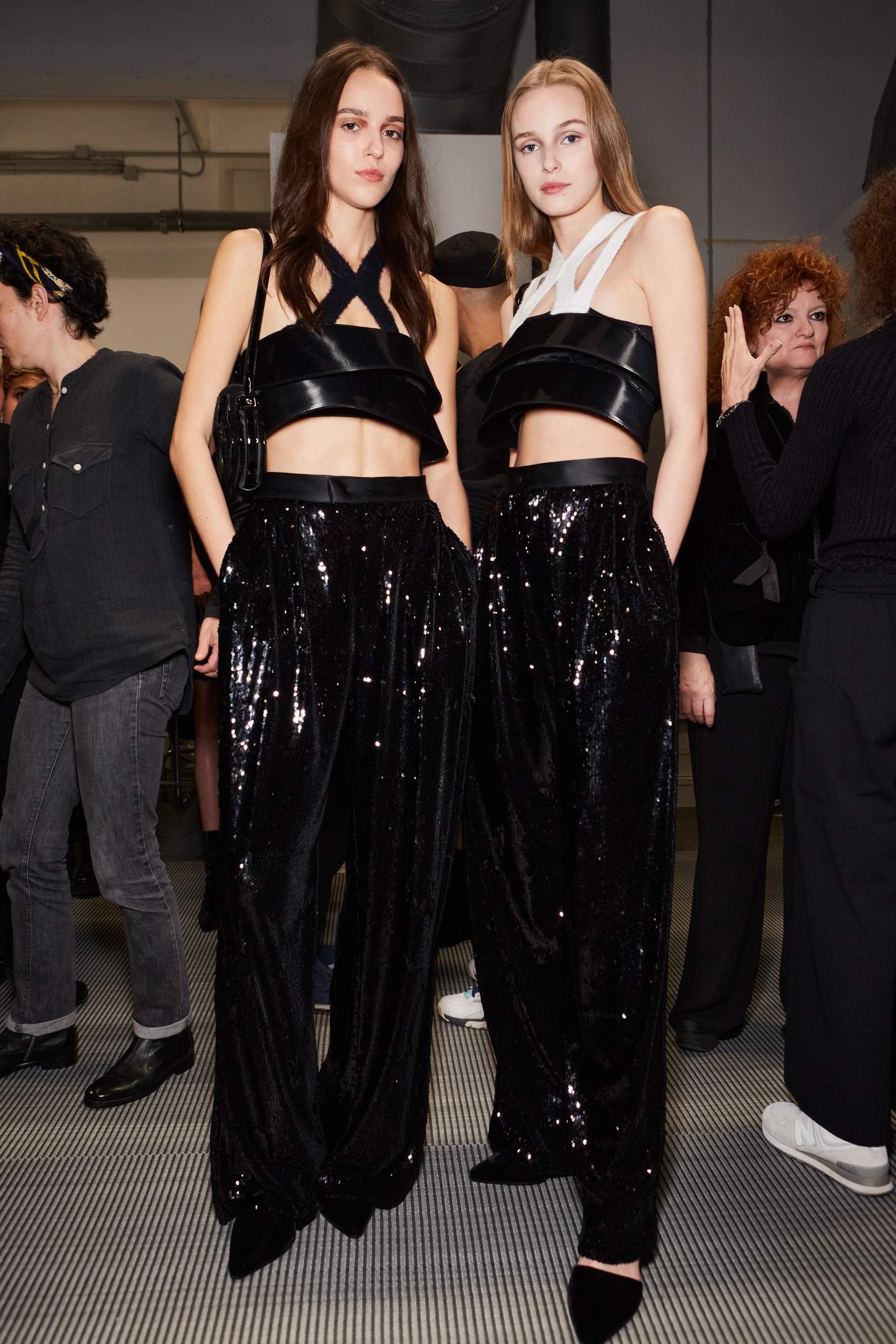 Emporio Armani Fall 2023 Fashion Show Backstage