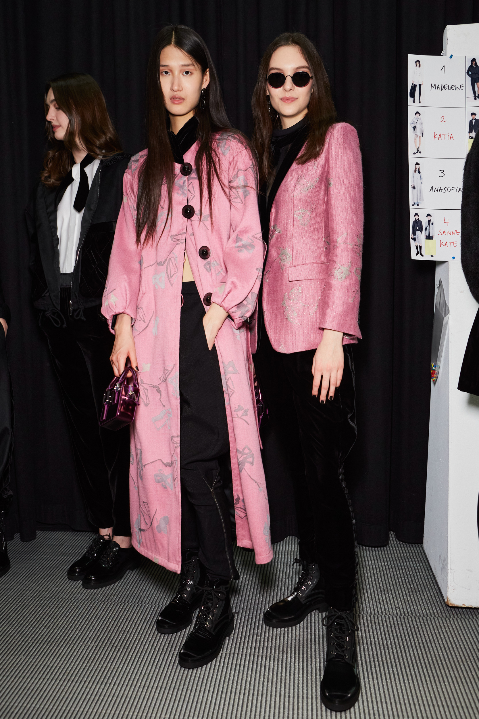 Emporio Armani Fall 2023 Fashion Show Backstage