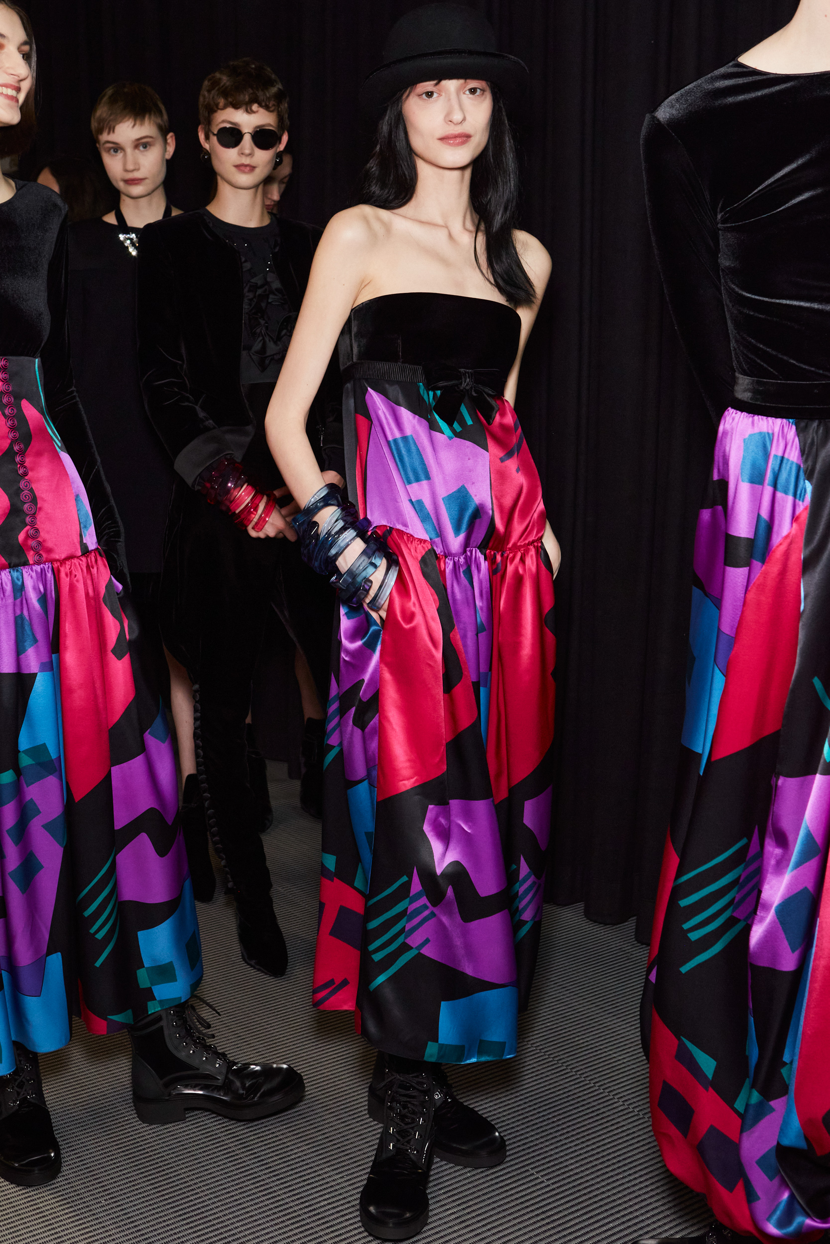 Emporio Armani Fall 2023 Fashion Show Backstage