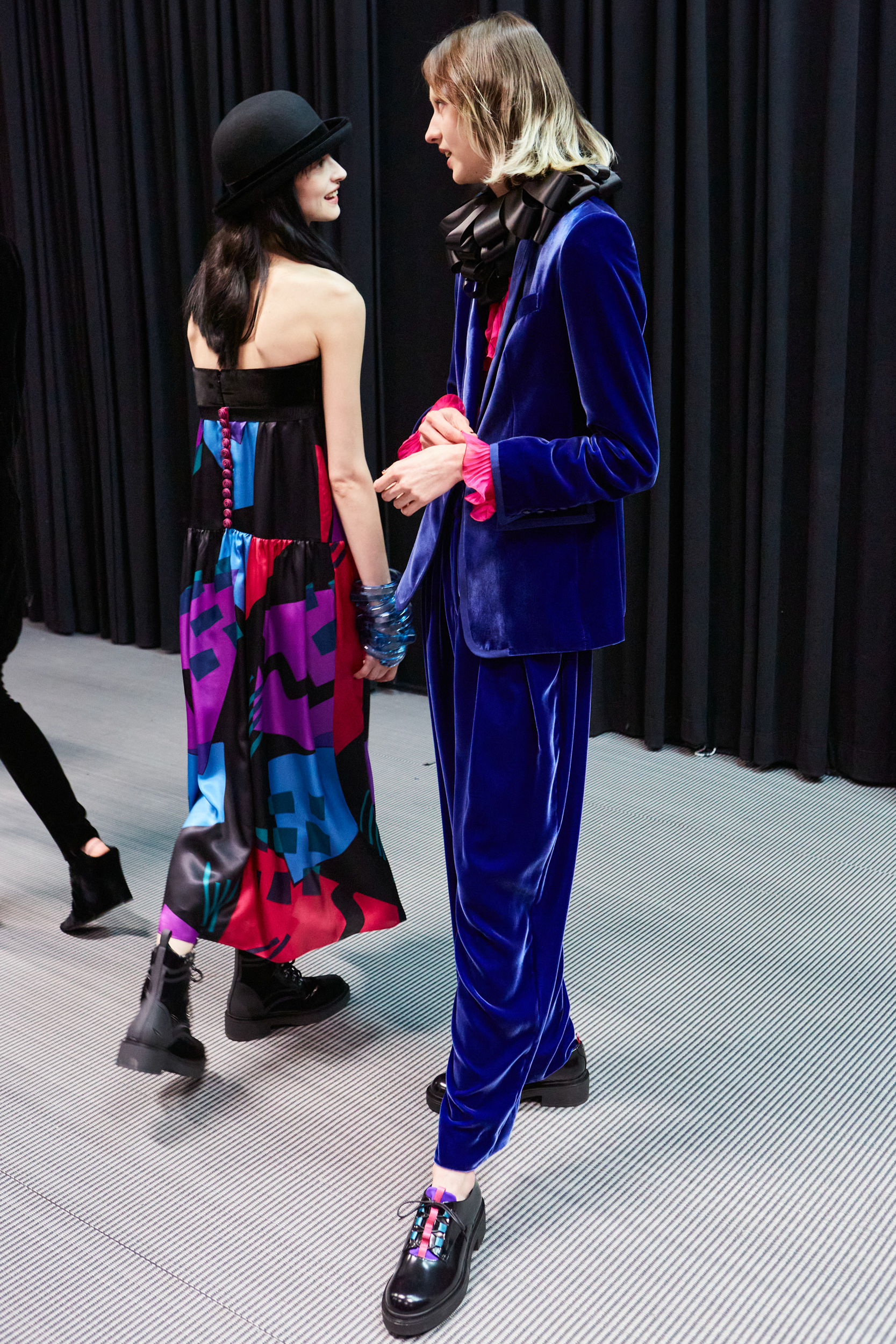 Emporio Armani Fall 2023 Fashion Show Backstage