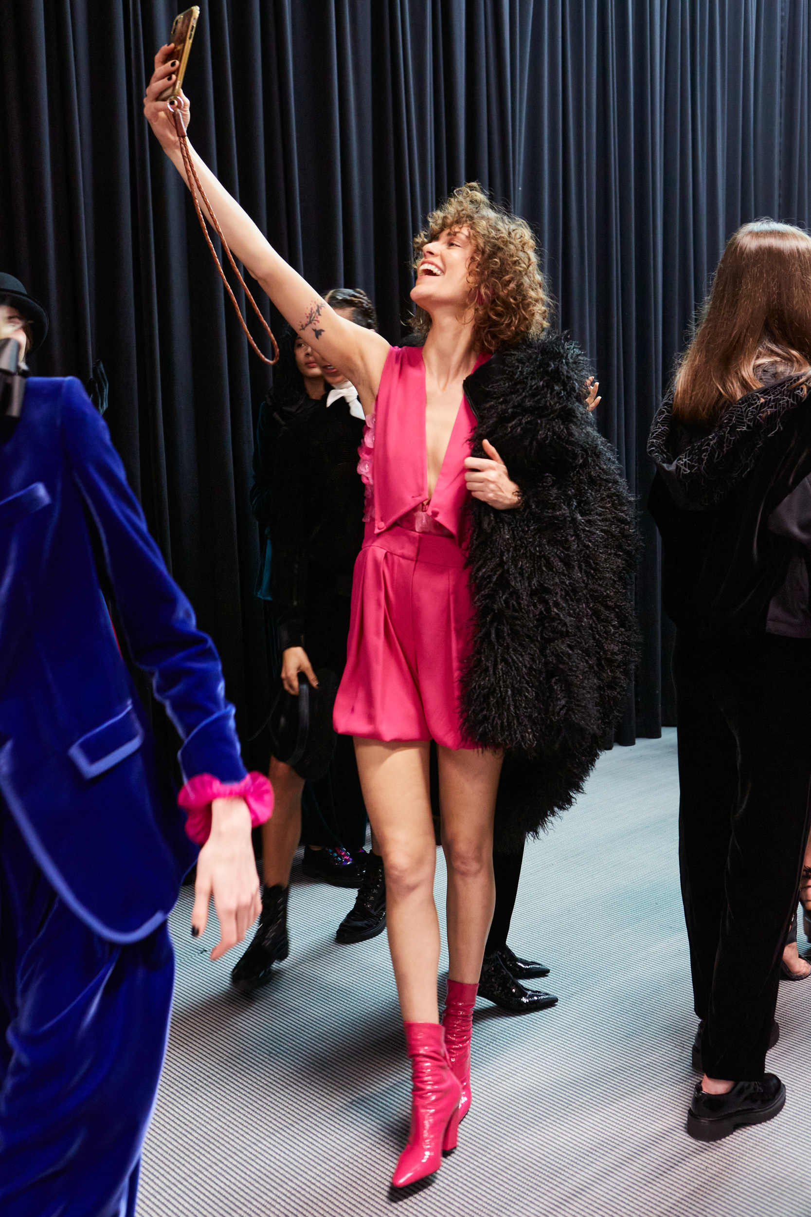 Emporio Armani Fall 2023 Fashion Show Backstage