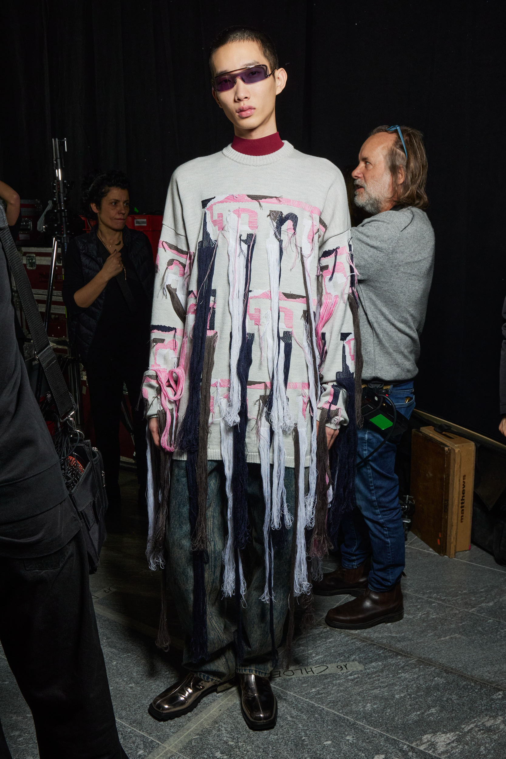 Ferrari Fall 2023 Fashion Show Backstage