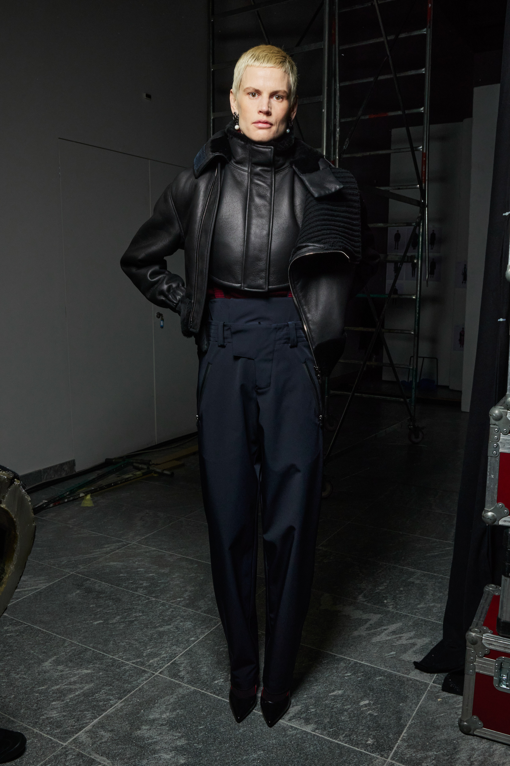 Ferrari Fall 2023 Fashion Show Backstage