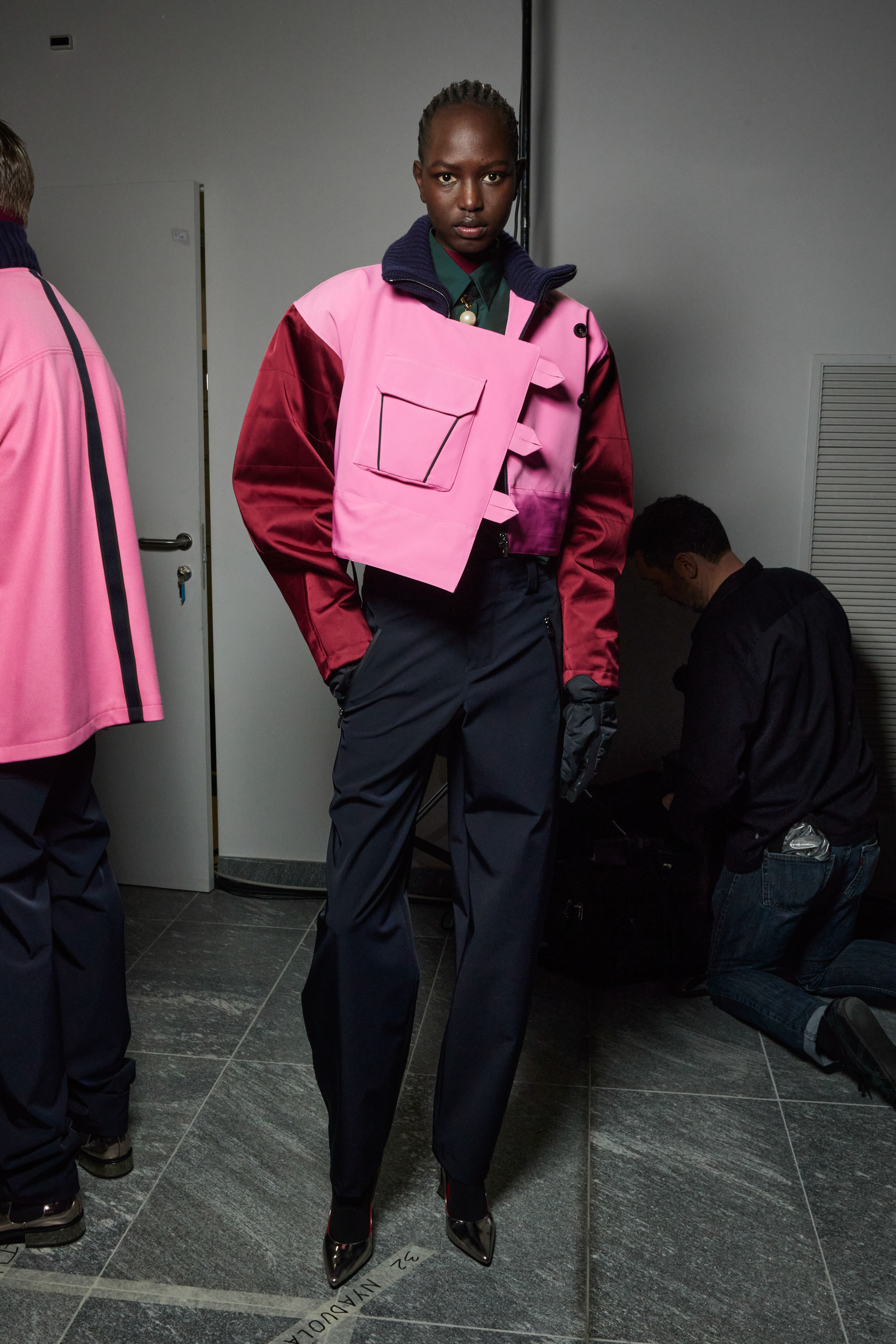 Ferrari Fall 2023 Fashion Show Backstage