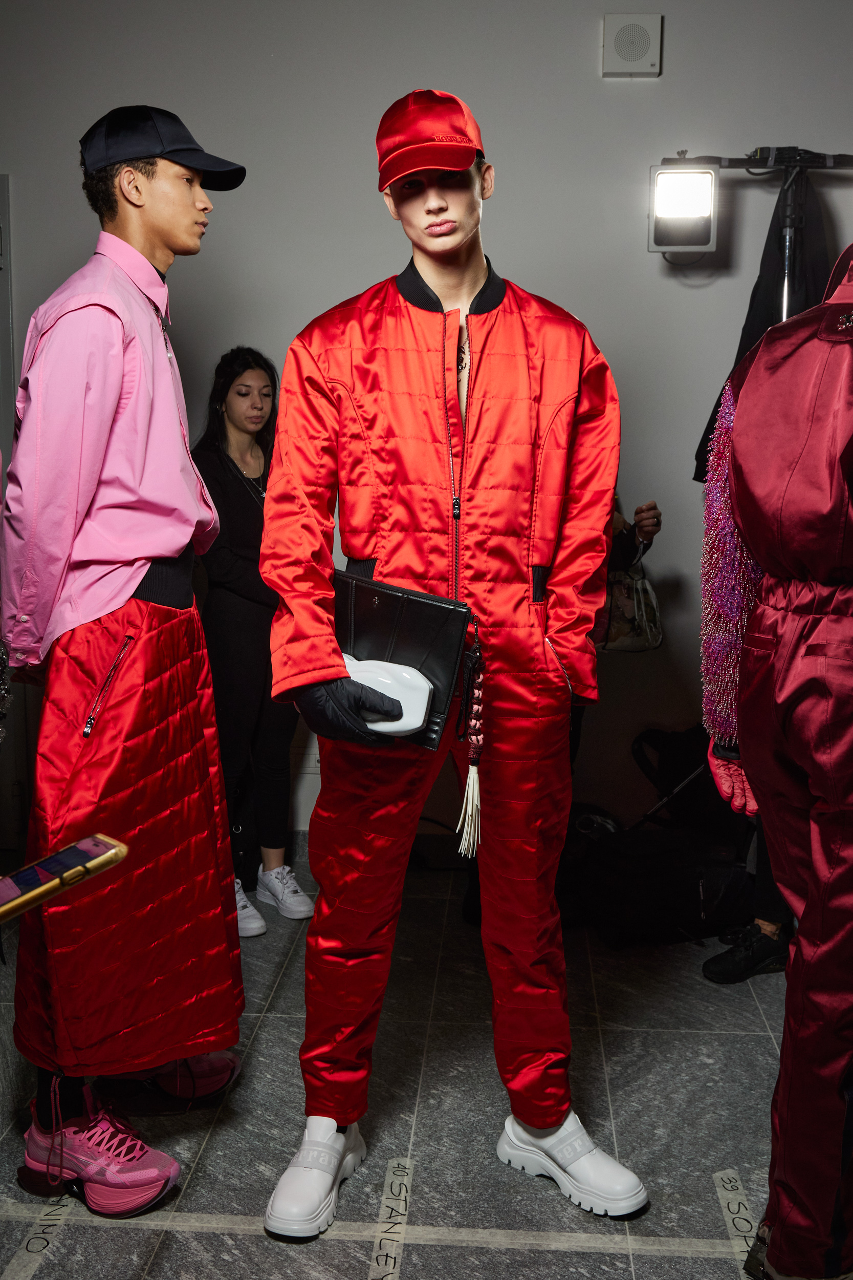 Ferrari Fall 2023 Fashion Show Backstage