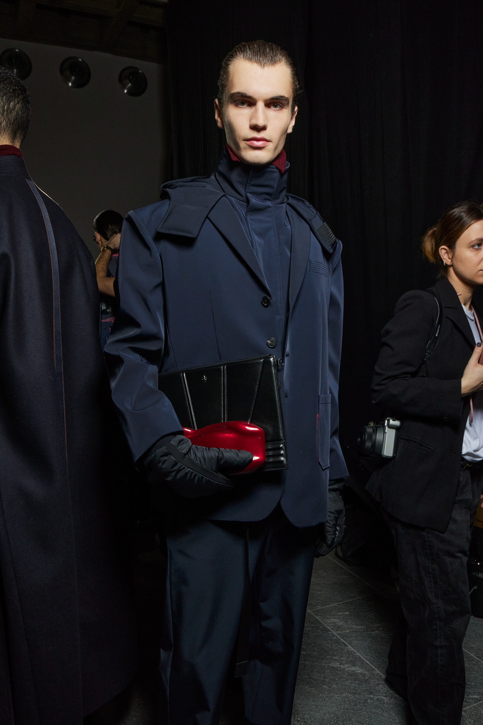 Ferrari Fall 2023 Fashion Show Backstage