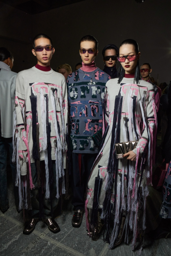 Ferrari Fall 2023 Fashion Show Backstage