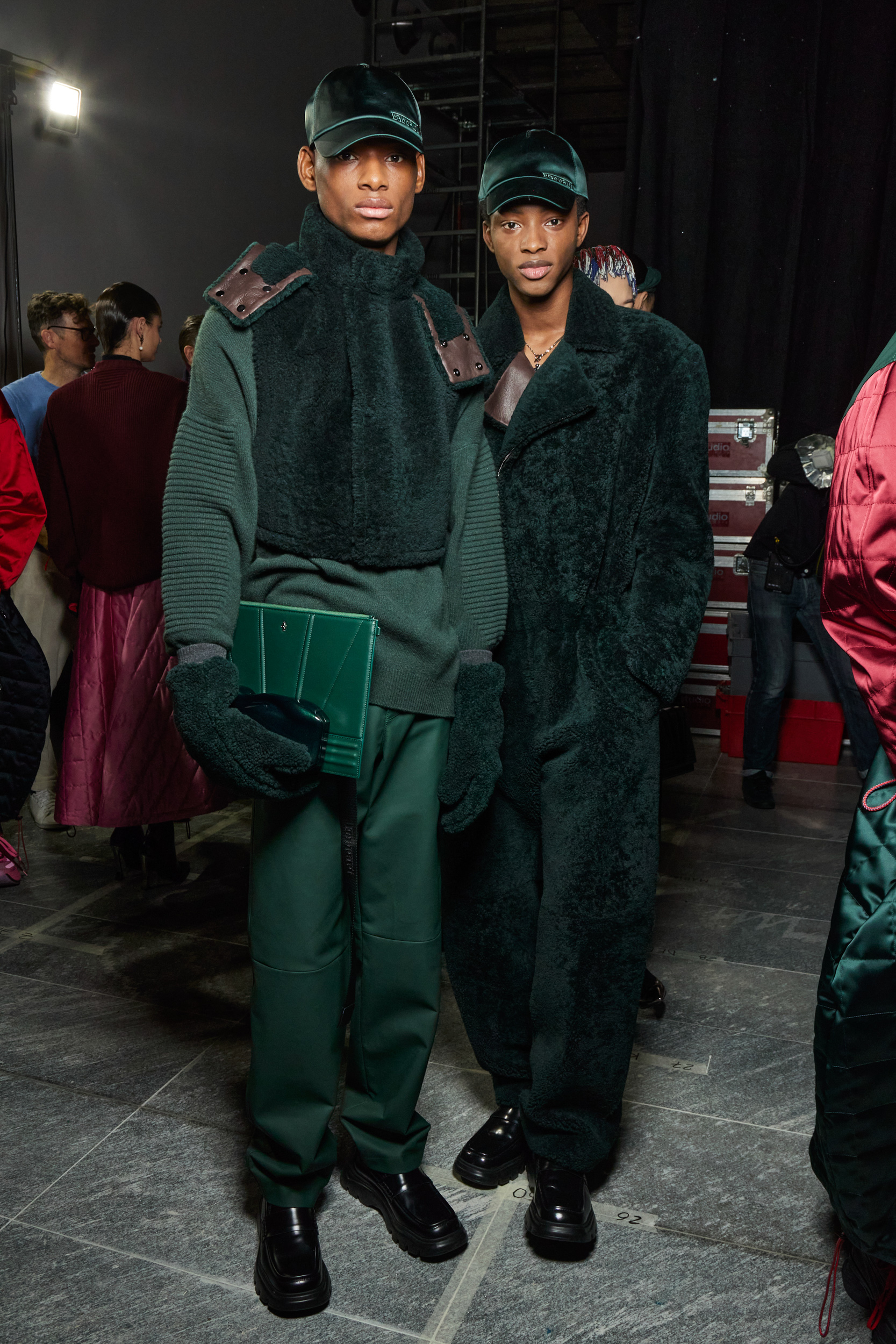 Ferrari Fall 2023 Fashion Show Backstage