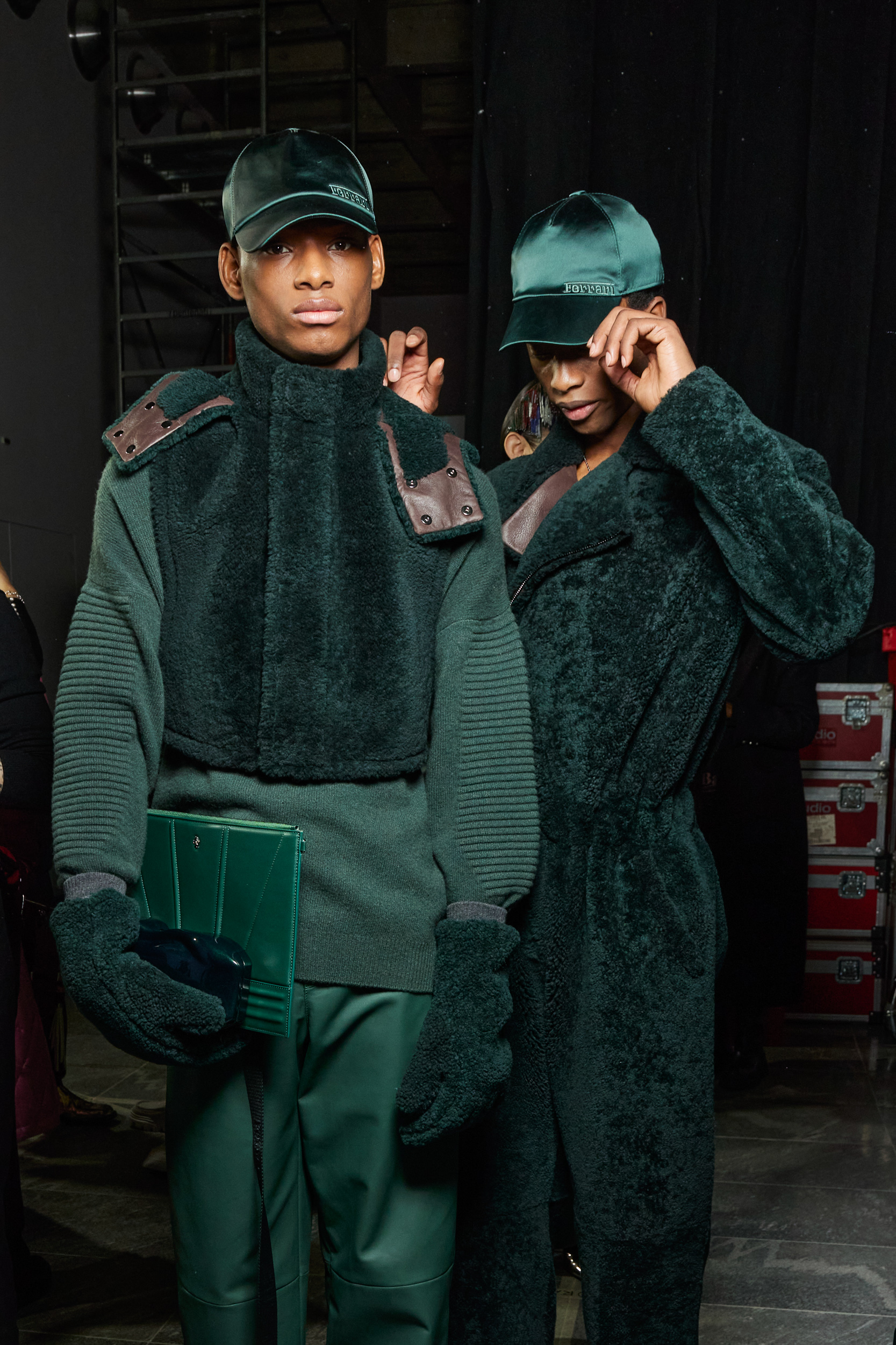 Ferrari Fall 2023 Fashion Show Backstage