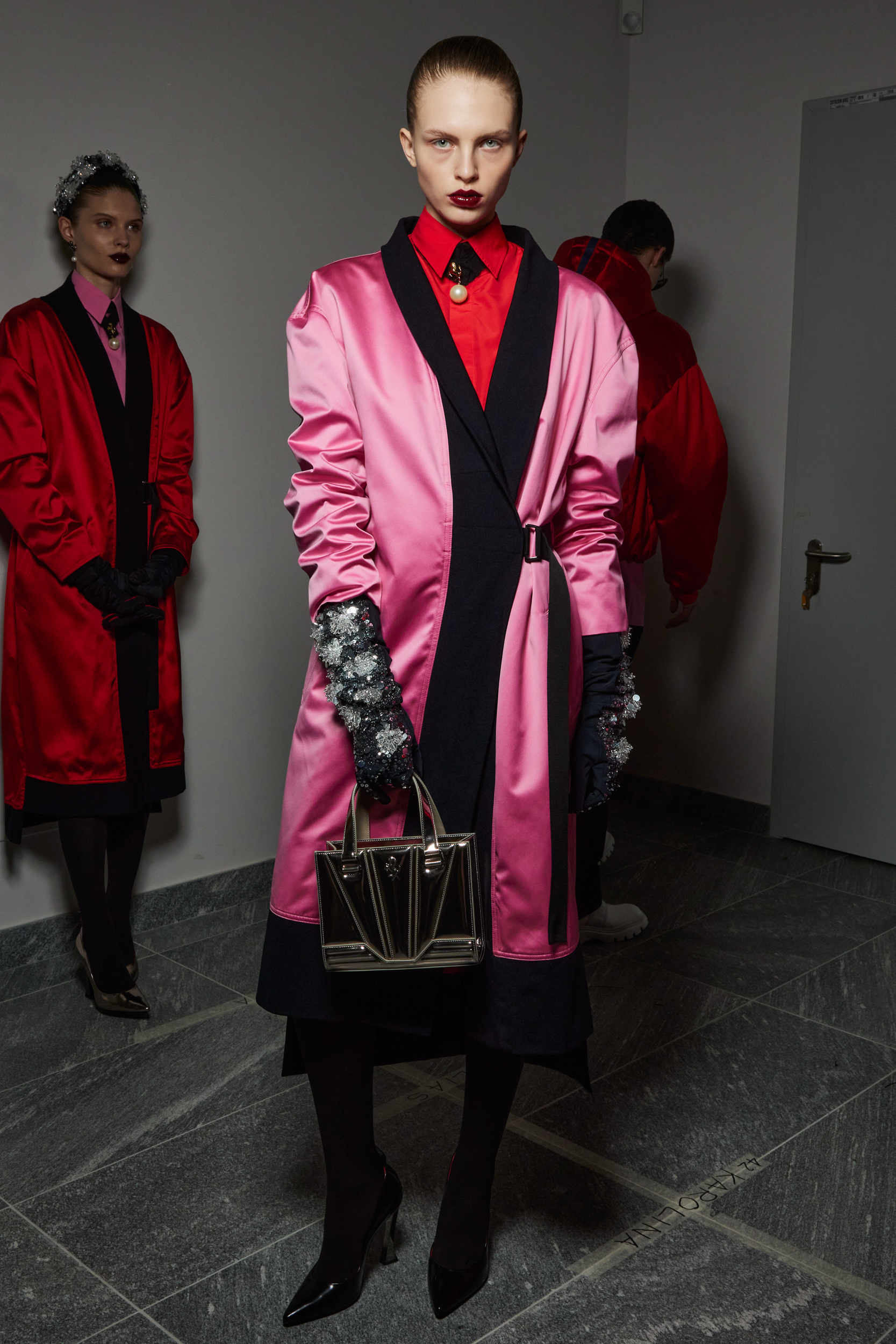 Ferrari Fall 2023 Fashion Show Backstage