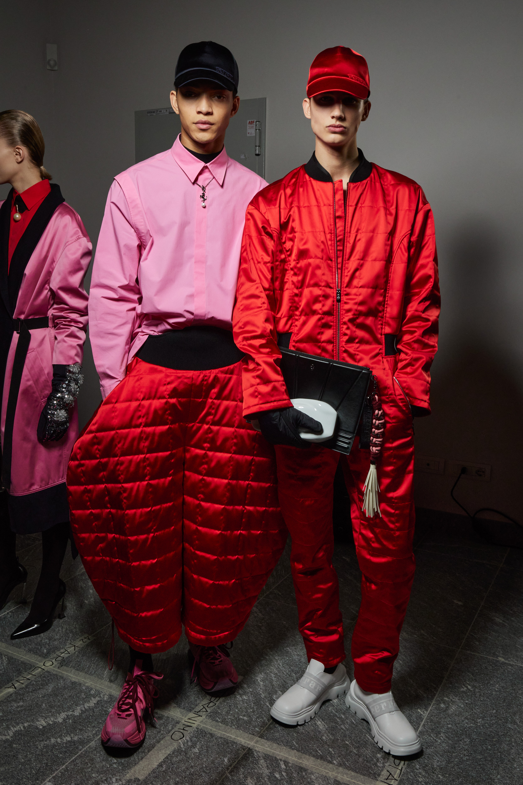 Ferrari Fall 2023 Fashion Show Backstage