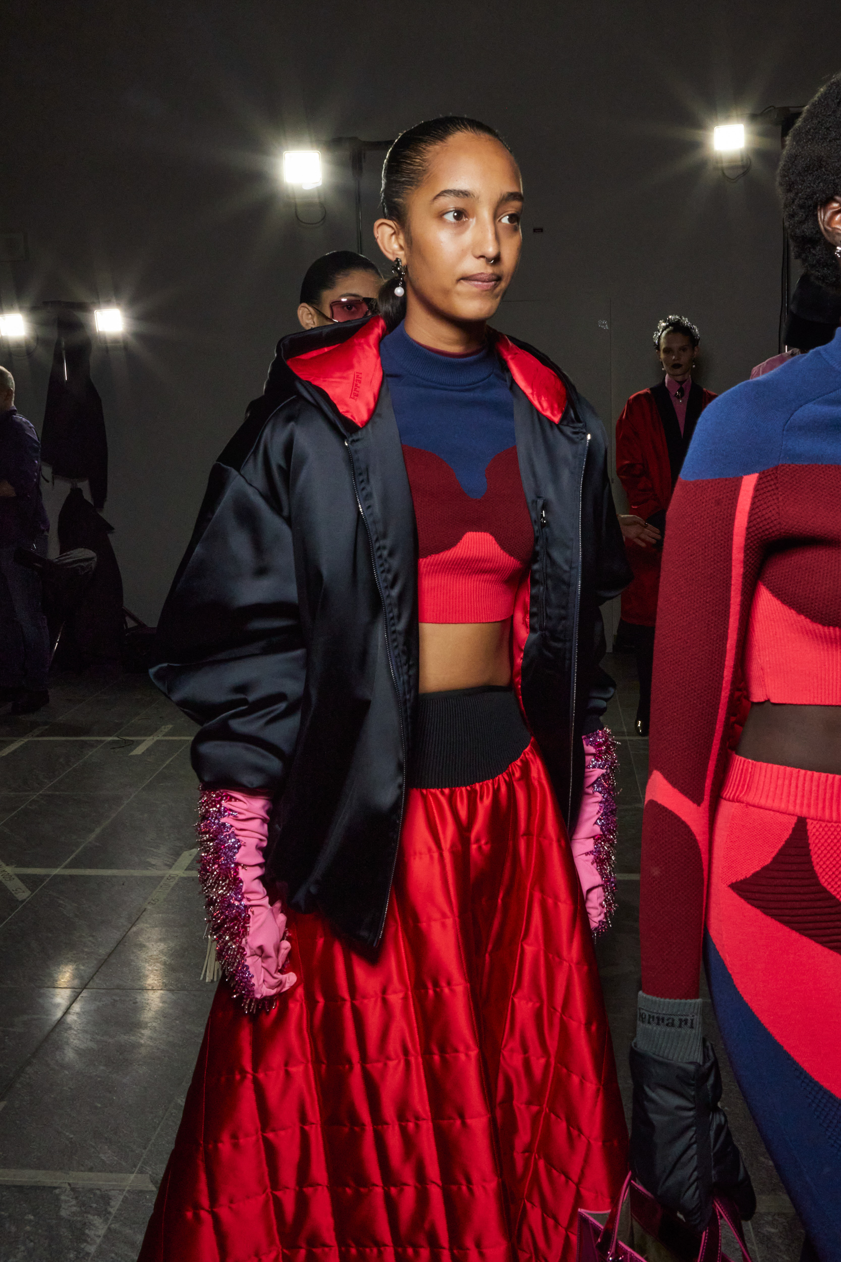 Ferrari Fall 2023 Fashion Show Backstage