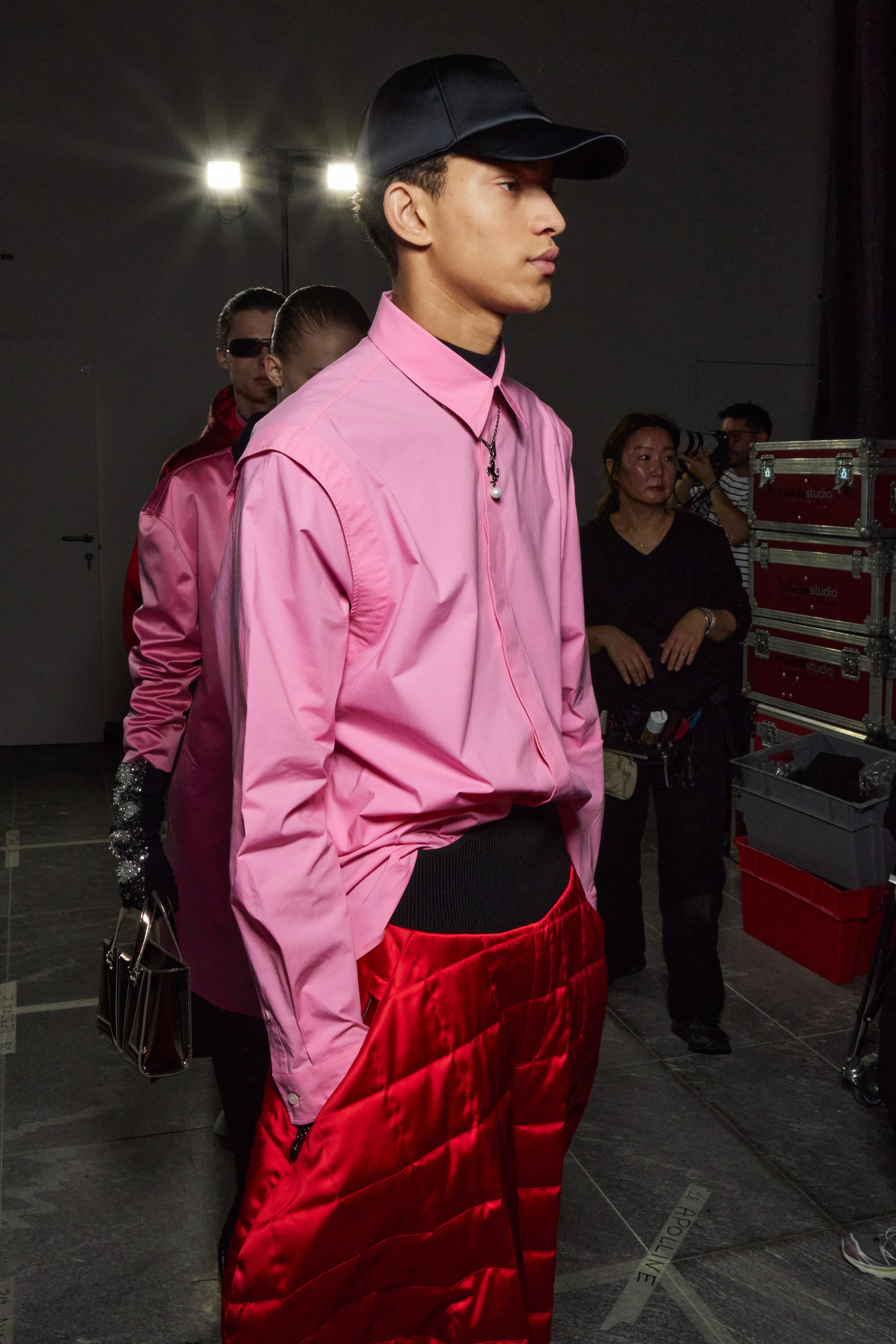 Ferrari Fall 2023 Fashion Show Backstage