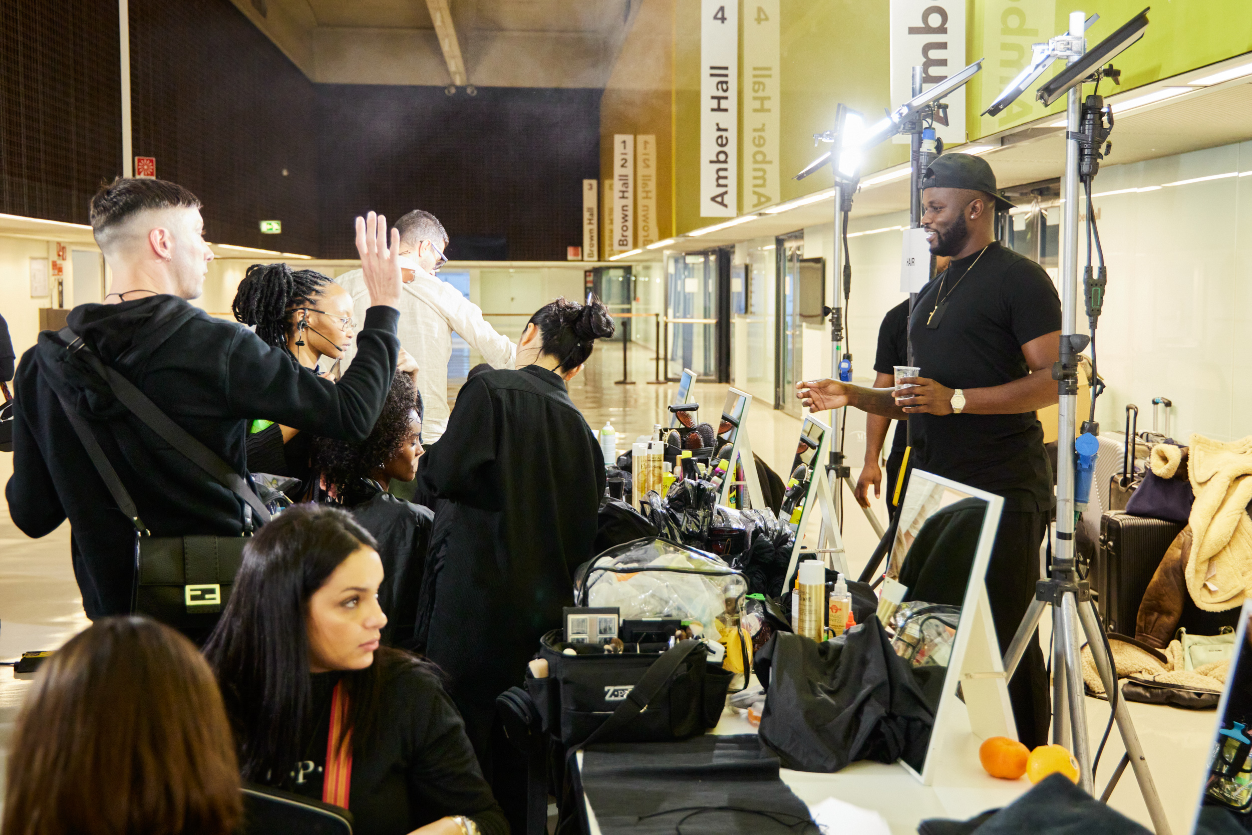 Alberta Ferretti Fall 2023 Fashion Show Backstage