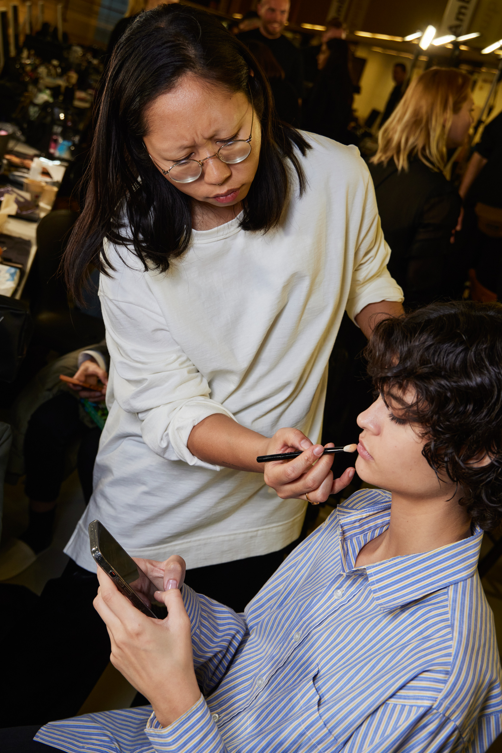 Alberta Ferretti Fall 2023 Fashion Show Backstage