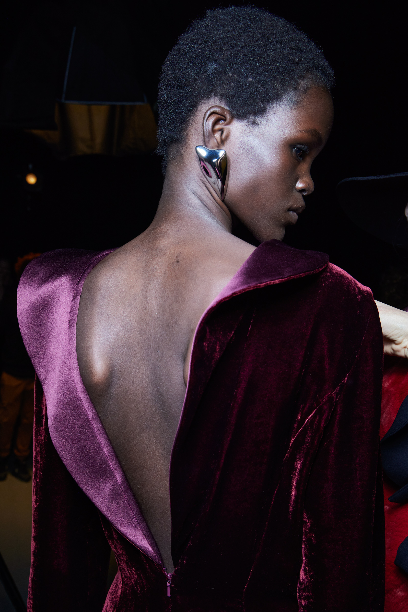 Alberta Ferretti Fall 2023 Fashion Show Backstage