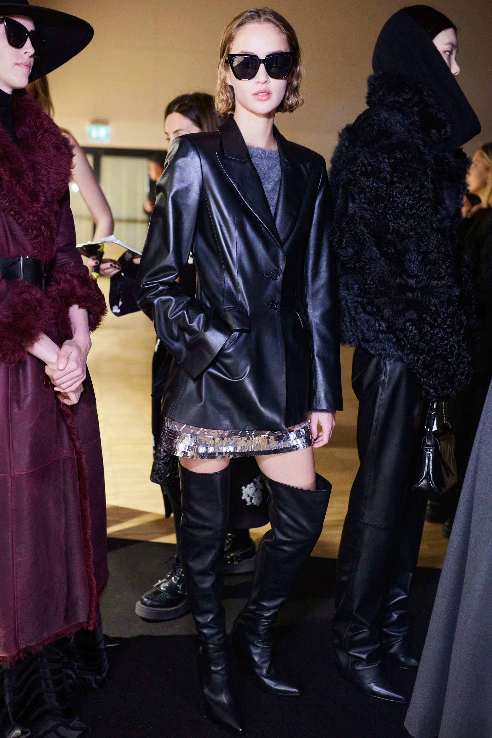 Alberta Ferretti Fall 2023 Fashion Show Backstage