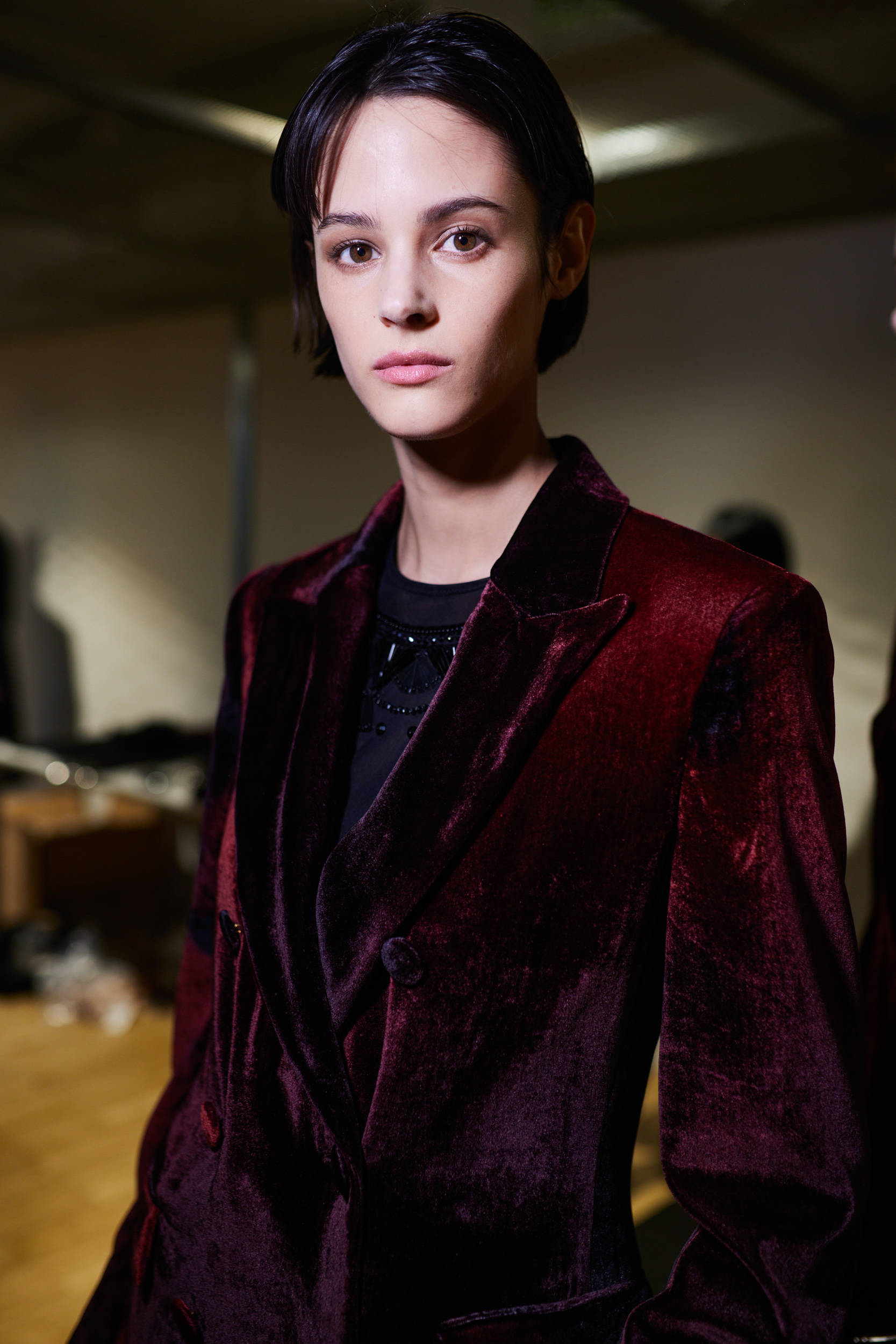 Alberta Ferretti Fall 2023 Fashion Show Backstage