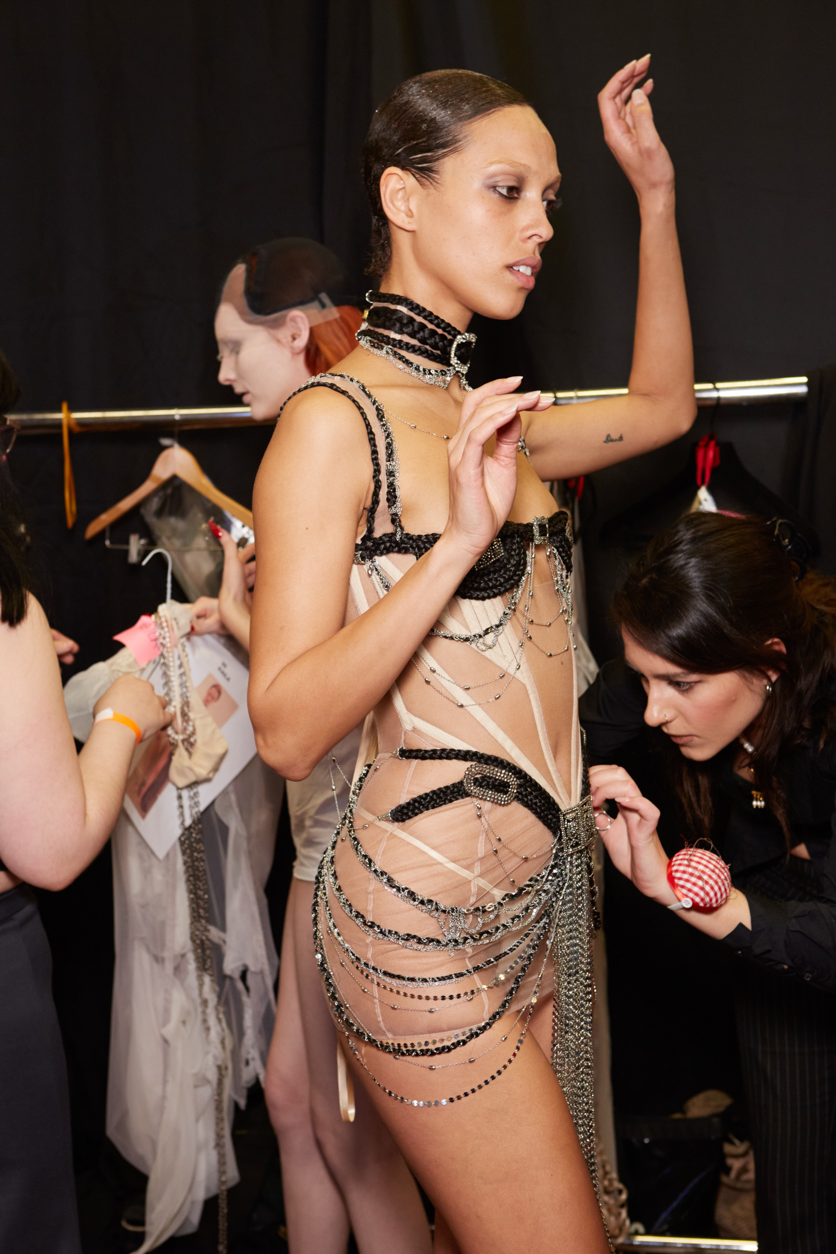 Dilara Findikoglu Fall 2023 Fashion Show Backstage