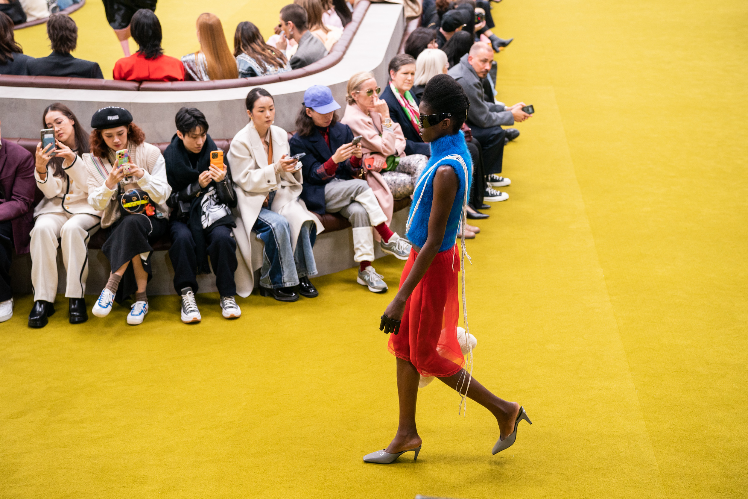 Gucci Fall 2023 Fashion Show Atmosphere