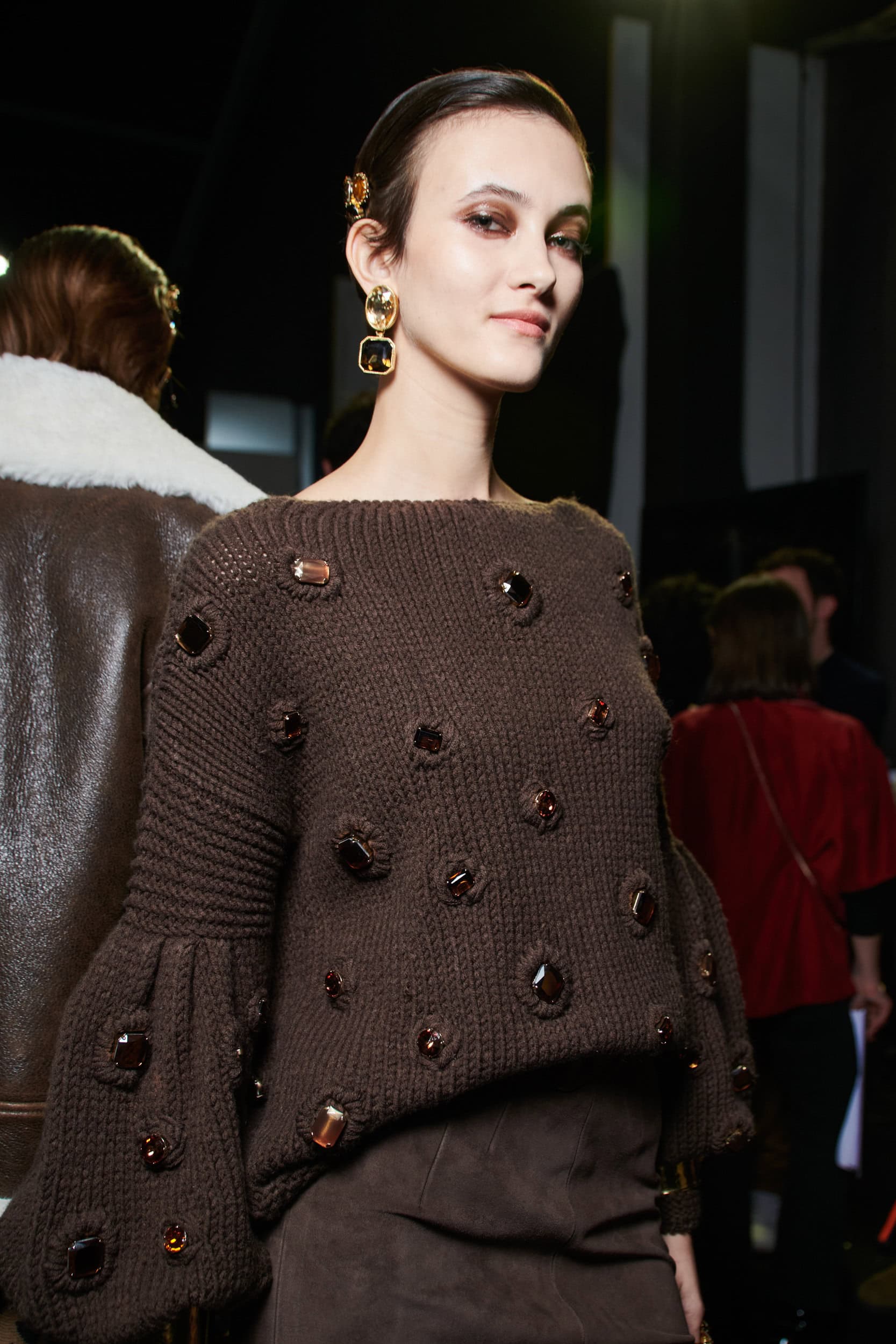 Luisa Spagnoli Fall 2023 Fashion Show Backstage