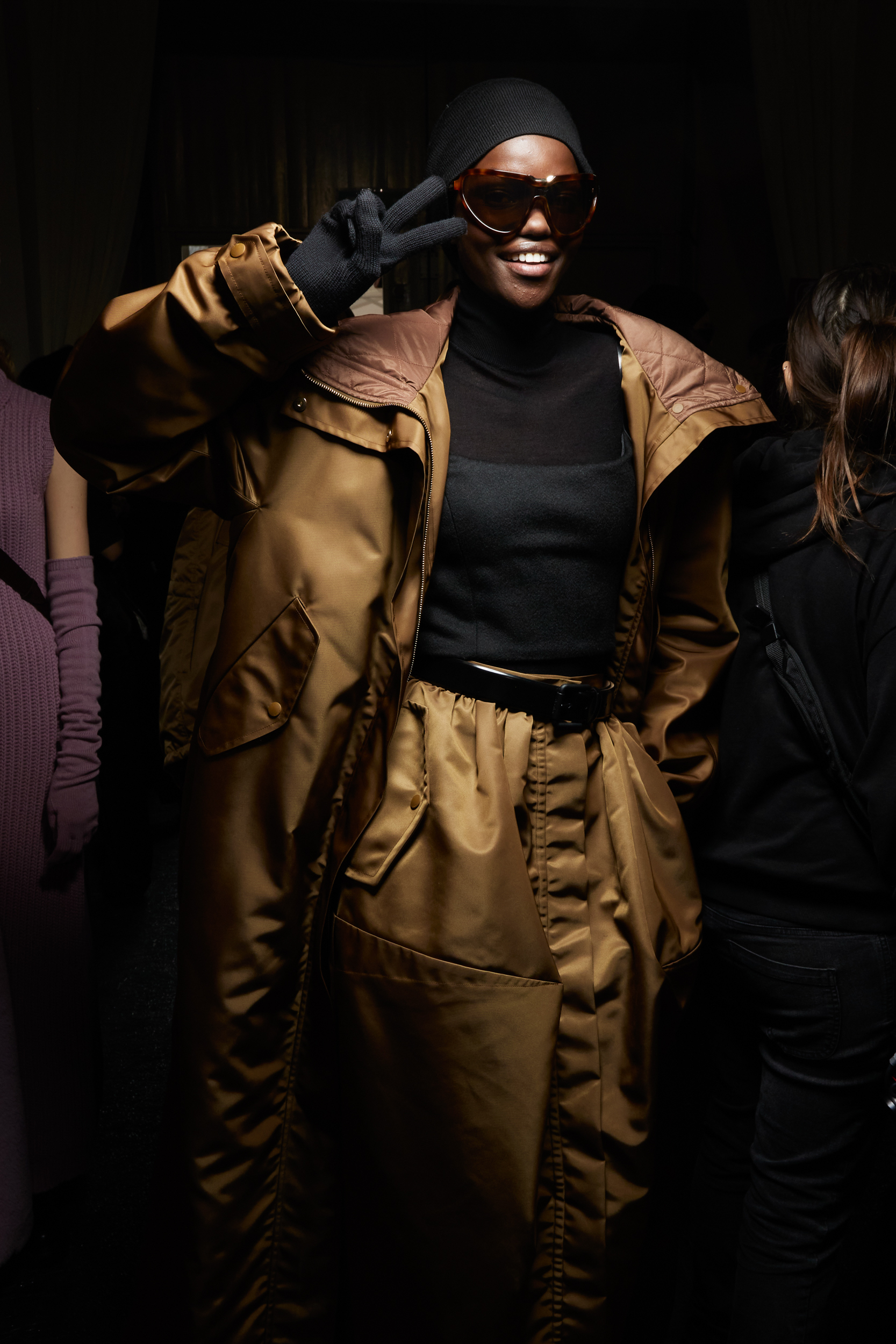 Max Mara Fall 2023 Fashion Show Backstage